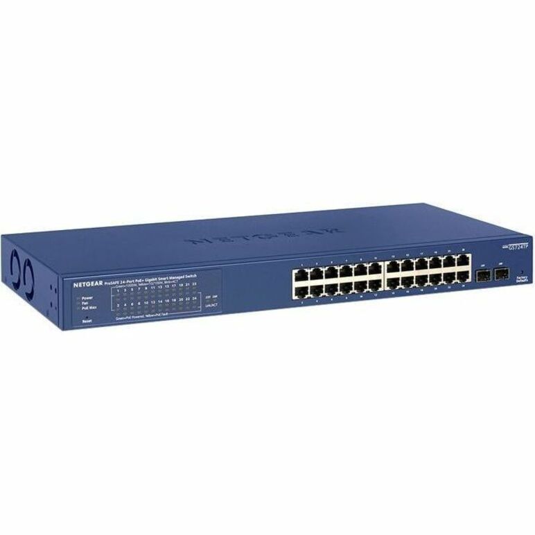 Netgear GS724TP-300NAS Smart GS724TP Ethernet Switch, 24 Ports, PoE+, 190W Budget