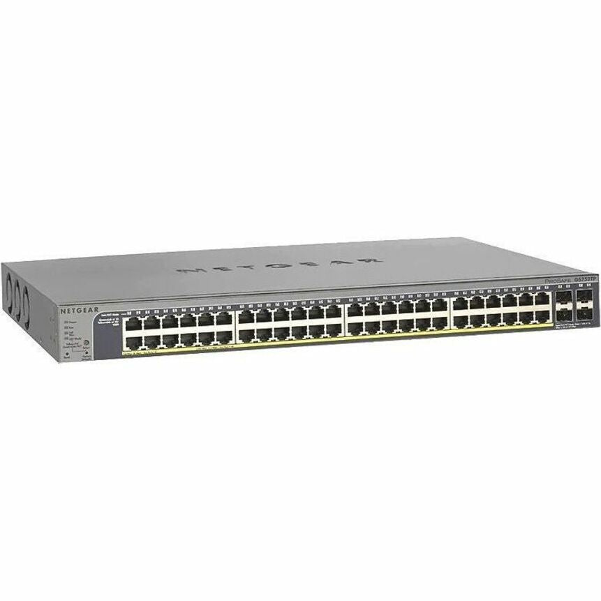 Netgear GS752TP-300NAS ProSafe GS752TP Ethernet Switch 48 Port Gigabit PoE+ with 4 SFP Slots