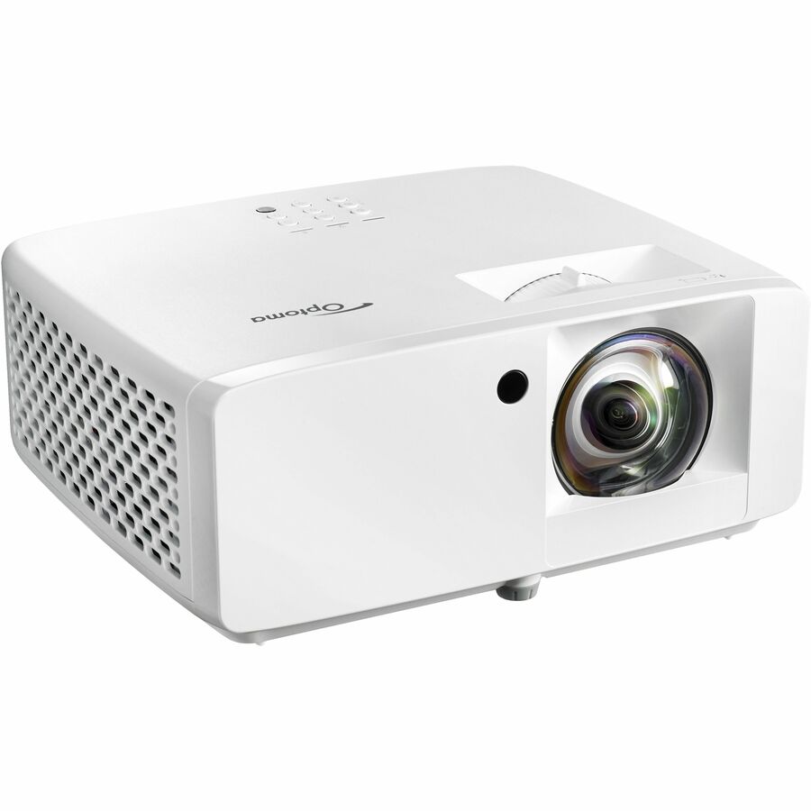 Optoma GT2000HDR DLP Projector GT2000HDR Ultra-Compact Short Throw Full HD Laser Home Projector, 16:9, 300,000:1 Contrast Ratio, 3500 lm Brightness