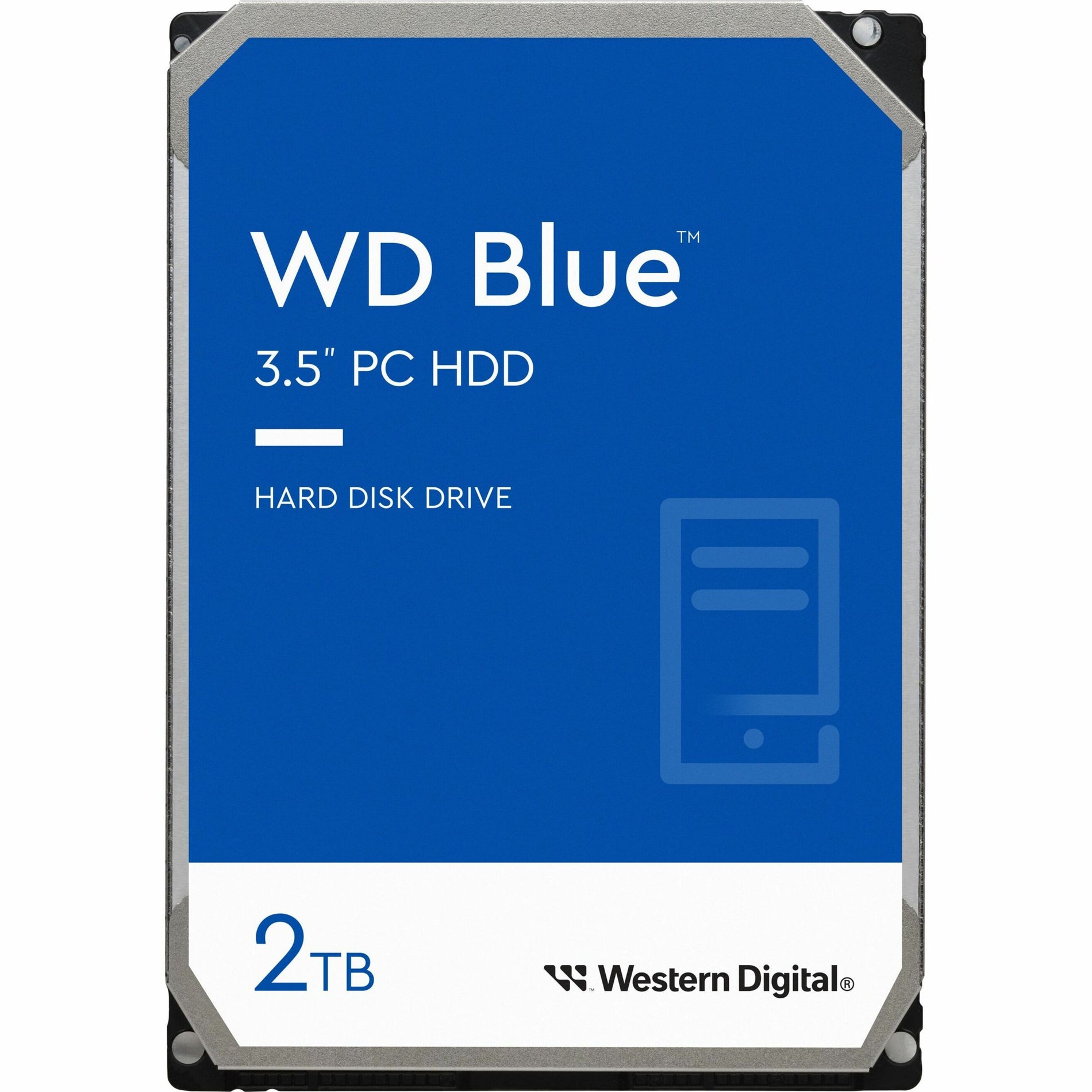 WD WD20EARZ Blue 3.5-inch SATA PC HDD, 2TB Storage Capacity, 5400 RPM, 64MB Buffer