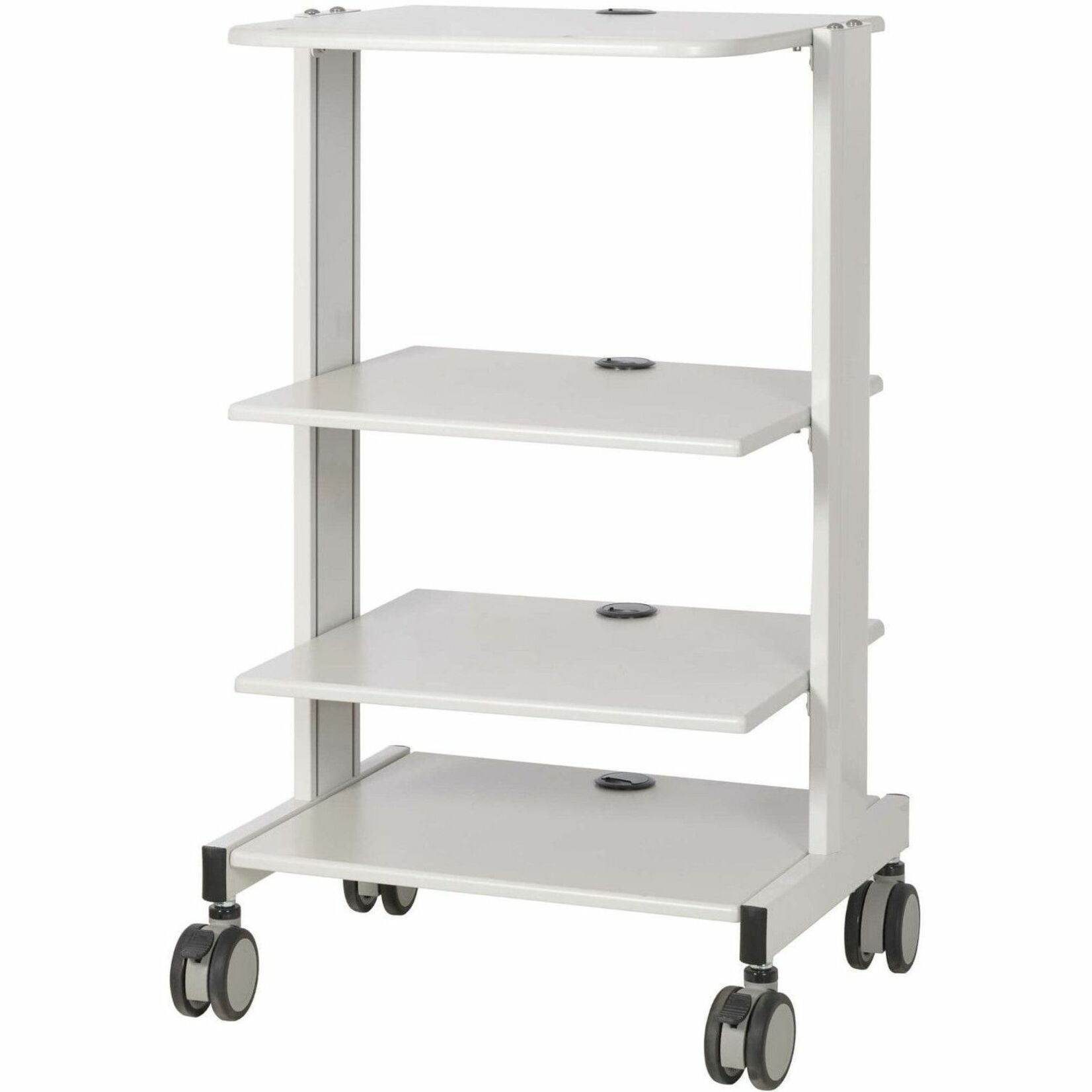 Tripp Lite WWSSRSTAA Mobile Workstation with Adjustable Shelves, Locking Casters, TAA Compliant