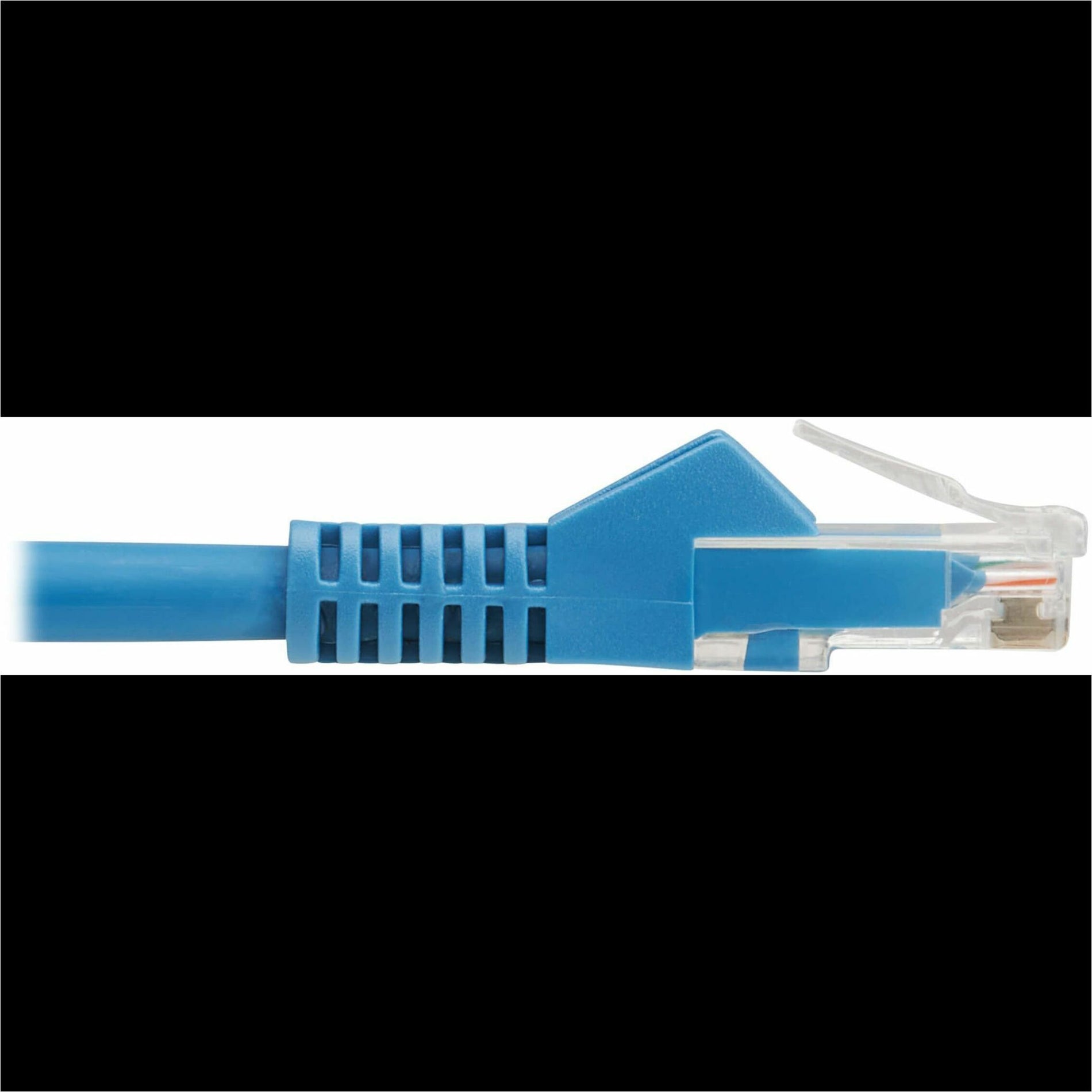 Tripp Lite N201L-2P5M-BL Cat6 Gigabit Snagless Molded UTP Ethernet Cable (RJ45 M/M), PoE, LSZH, Blue, 2.5m, Lifetime Warranty