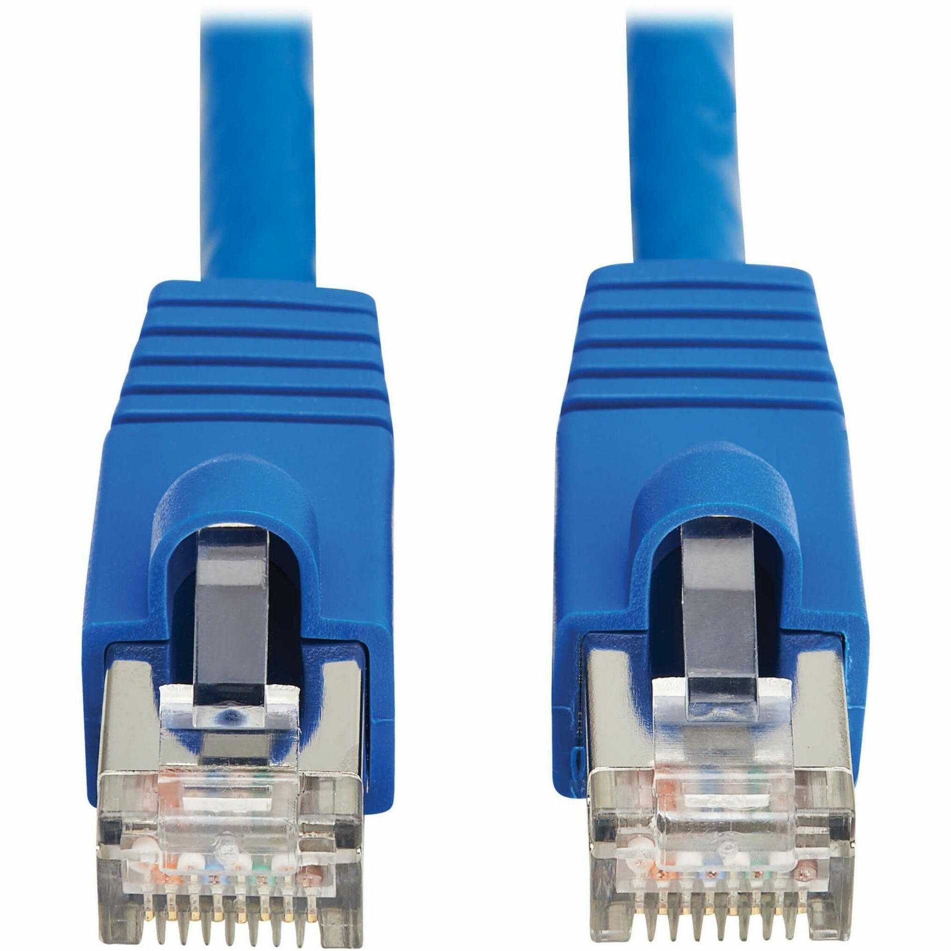 Tripp Lite N272-F12-BL Cat8 40G Snagless SSTP Ethernet Cable (RJ45 M/M), PoE, Blue, 12 ft. (3.7 m)