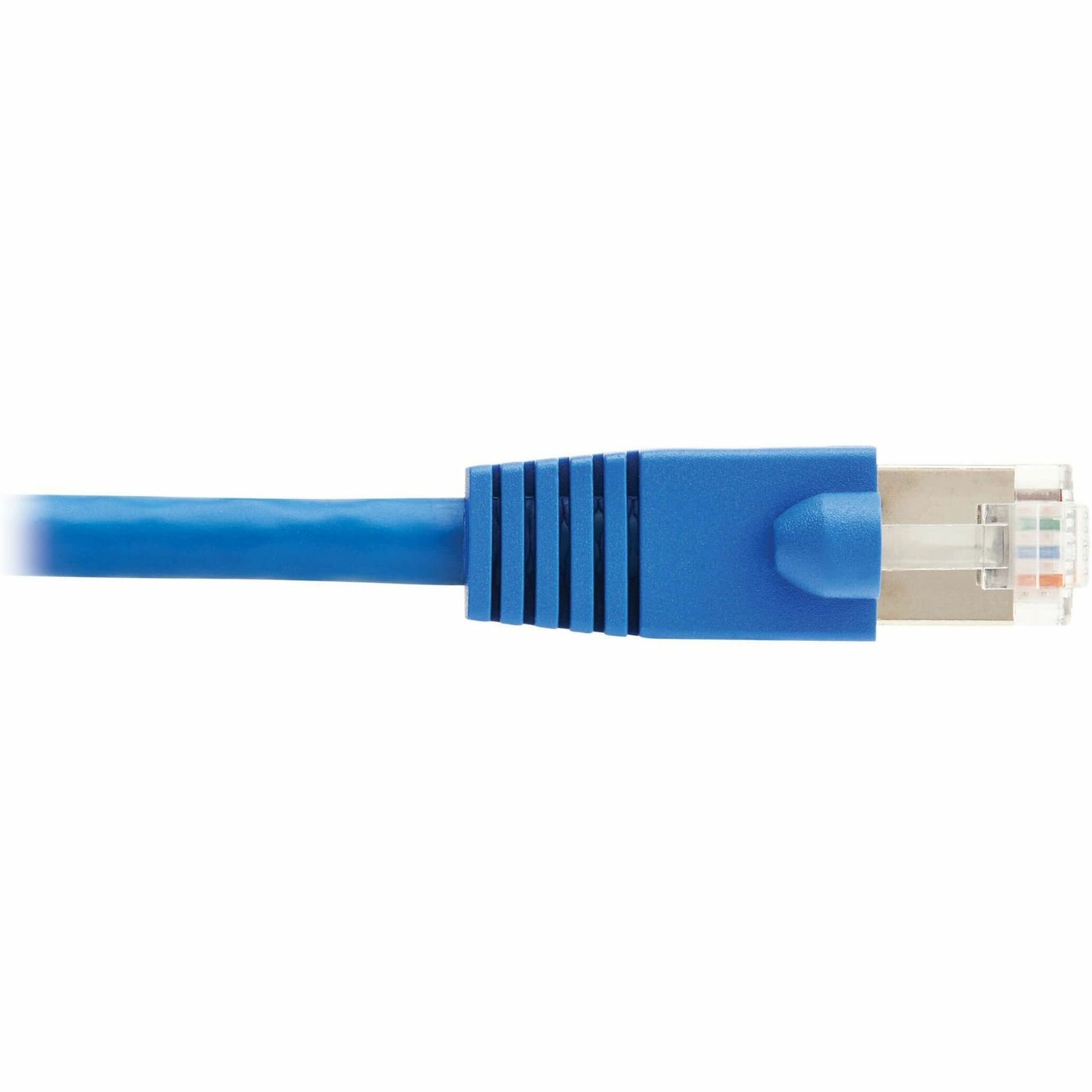 Tripp Lite N272-F15-BL Cat8 40G Snagless SSTP Ethernet Cable (RJ45 M/M), PoE, Blue, 15 ft. (4.6 m)
