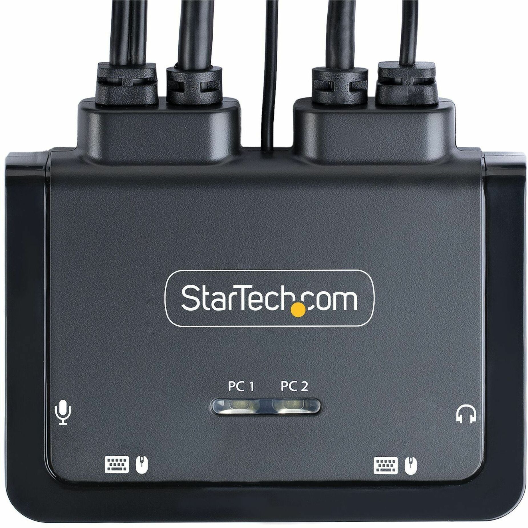 StarTech.com C2-H46-UAC-CBL-KVM KVM Switchbox, 4K HDMI USB 2.0, 2 Computers Supported