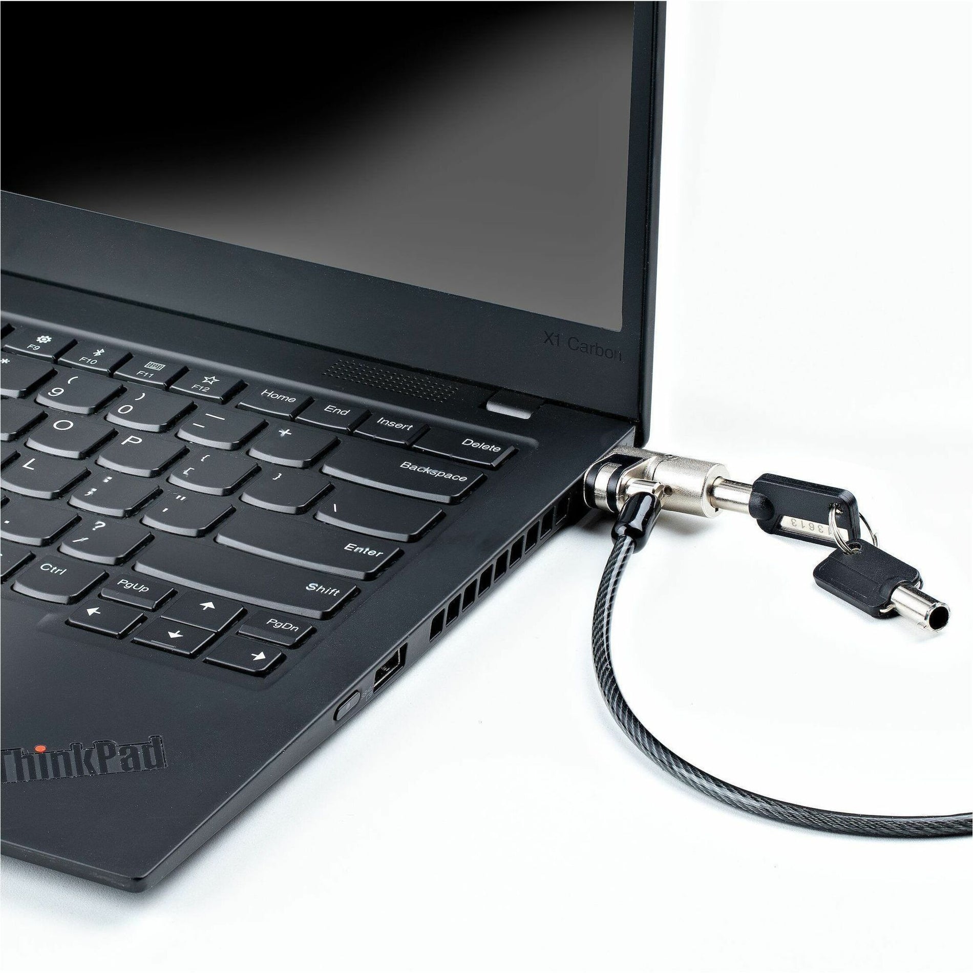 StarTech.com NANOK-LAPTOP-LOCK Cable Lock, 6.50 ft Keyed Lock for Tablet, Chromebook, Notebook