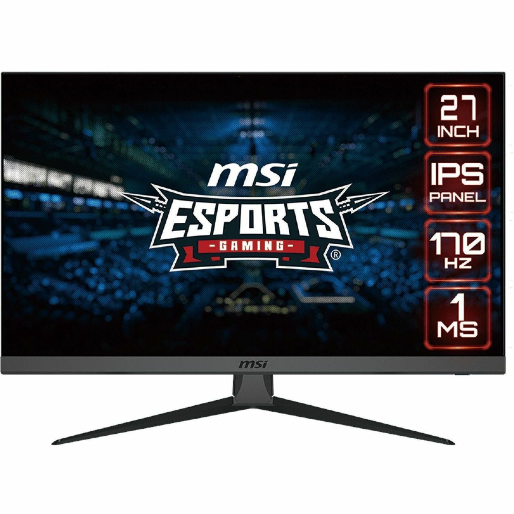 MSI G2722 Gaming LED Monitor, 27 Full HD, 170Hz Refresh Rate, FreeSync Premium
