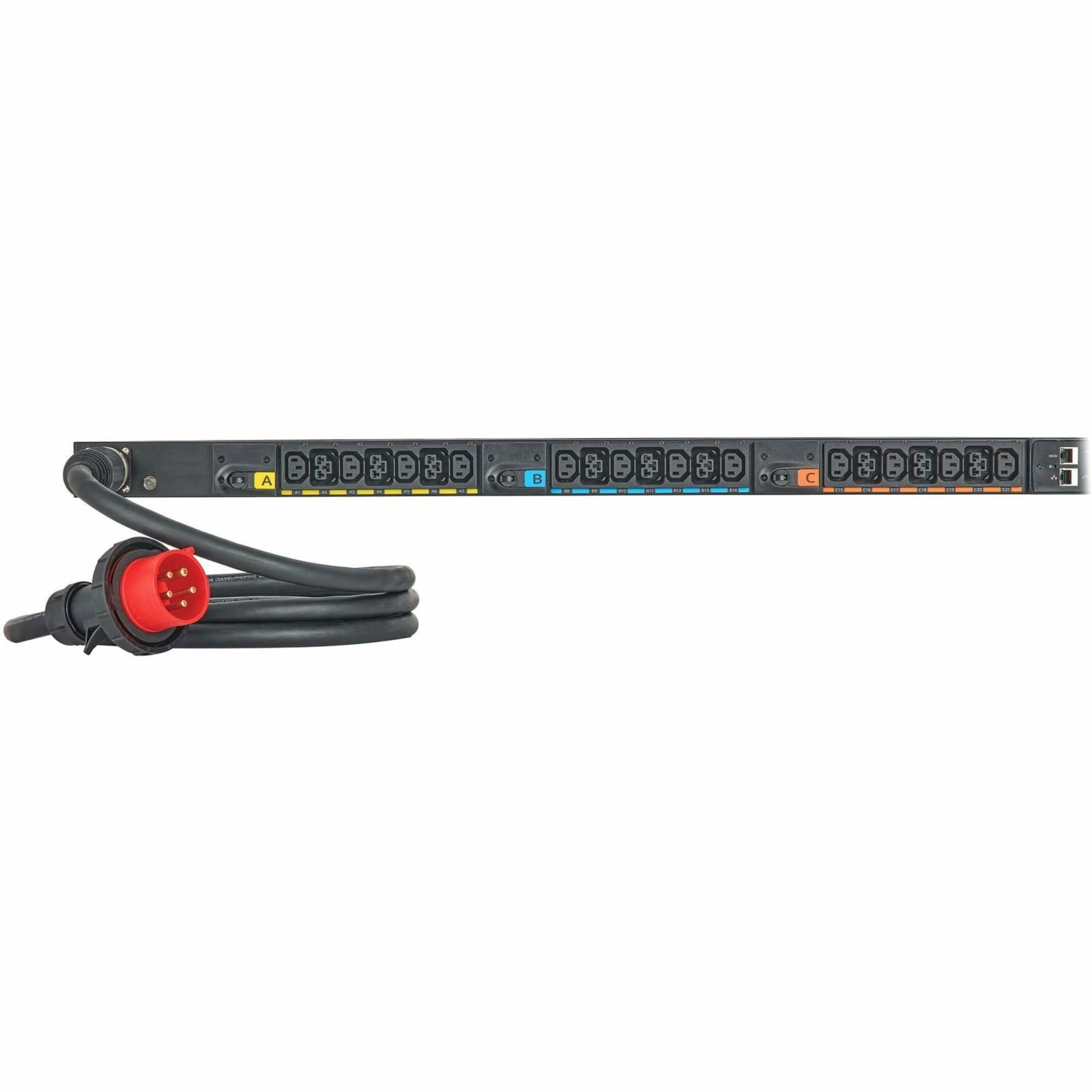 Eaton EVMAGU23X-3 G3 42-Outlets PDU, 23kVA Power Rating, Managed, Remote Outlet Switching