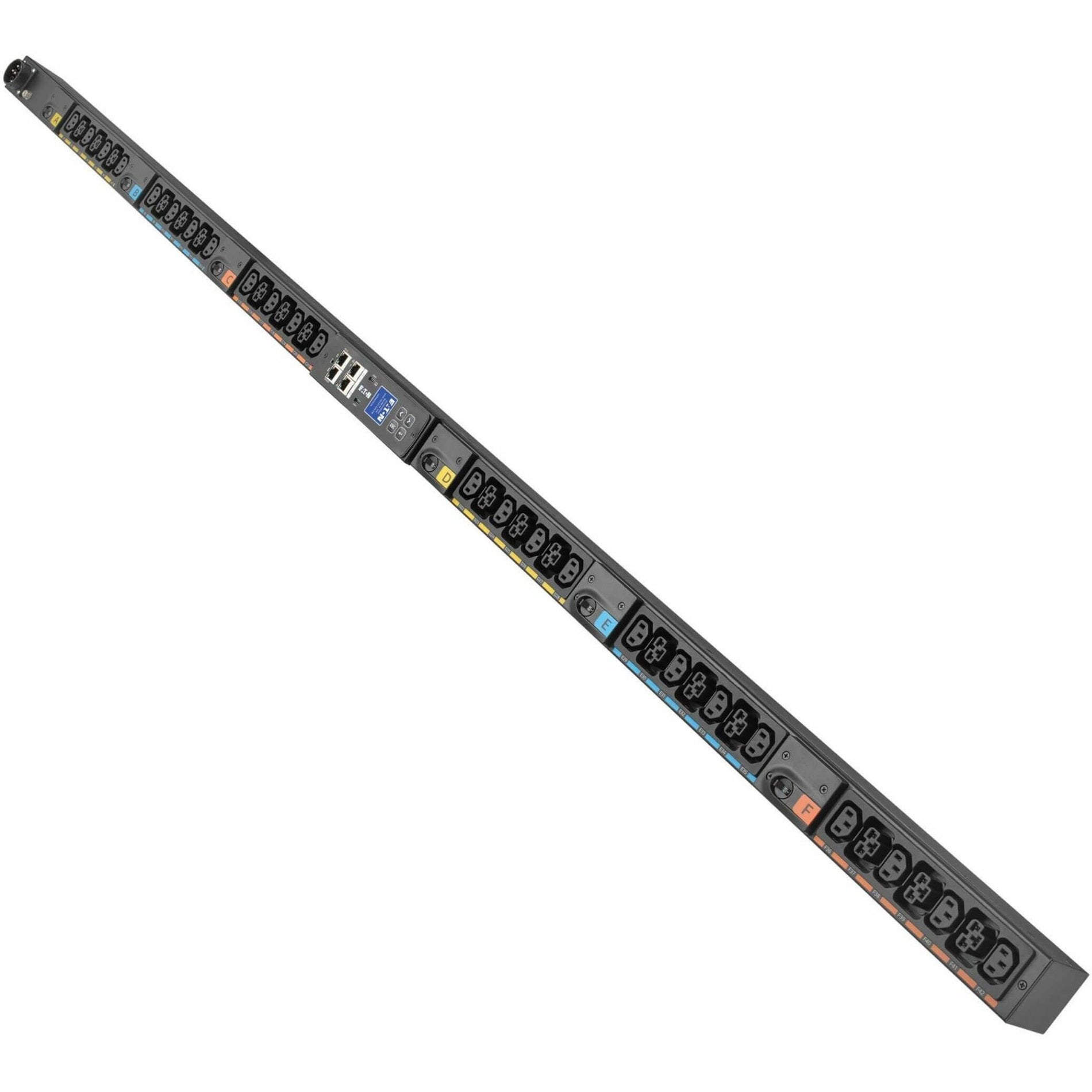 Eaton EVMAGU23X-3 G3 42-Outlets PDU, 23kVA Power Rating, Managed, Remote Outlet Switching