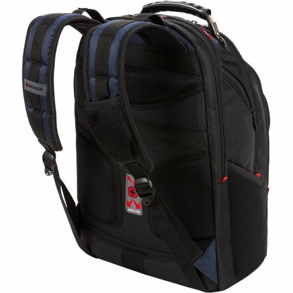 Back view of SwissGear Ibex Pro showing airflow system and shoulder straps-alternate-image3