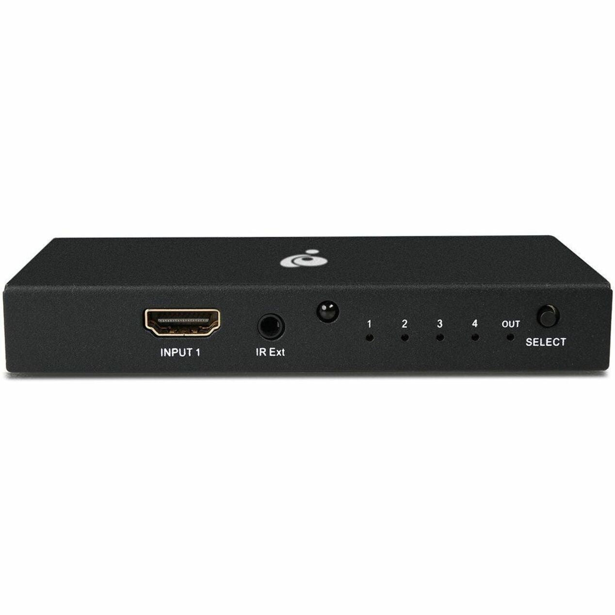 IOGEAR GHDSW8K4 4-Port 8K UltraHD HDMI Switch, USB Power Cable, IR Remote Control, Quick Start Guide, Warranty Card