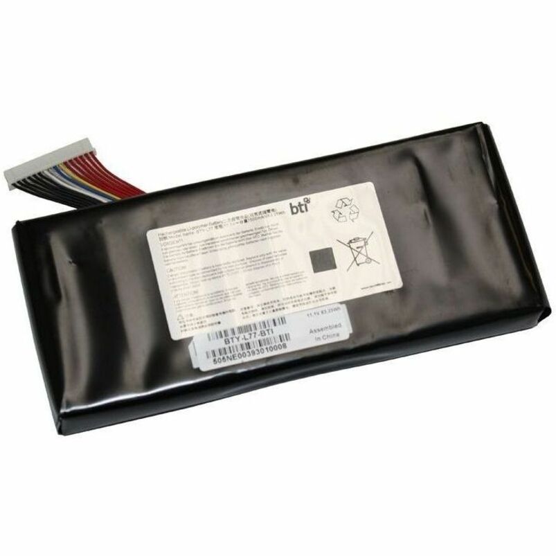 BTI BTY-L77-BTI Battery for MSI GT72 GT72S GT80 GT80S MS-1781 WT72, 18 Month Limited Warranty, 83.25 Wh, 11.1 V, 9 Cells, 7500 mAh, Notebook