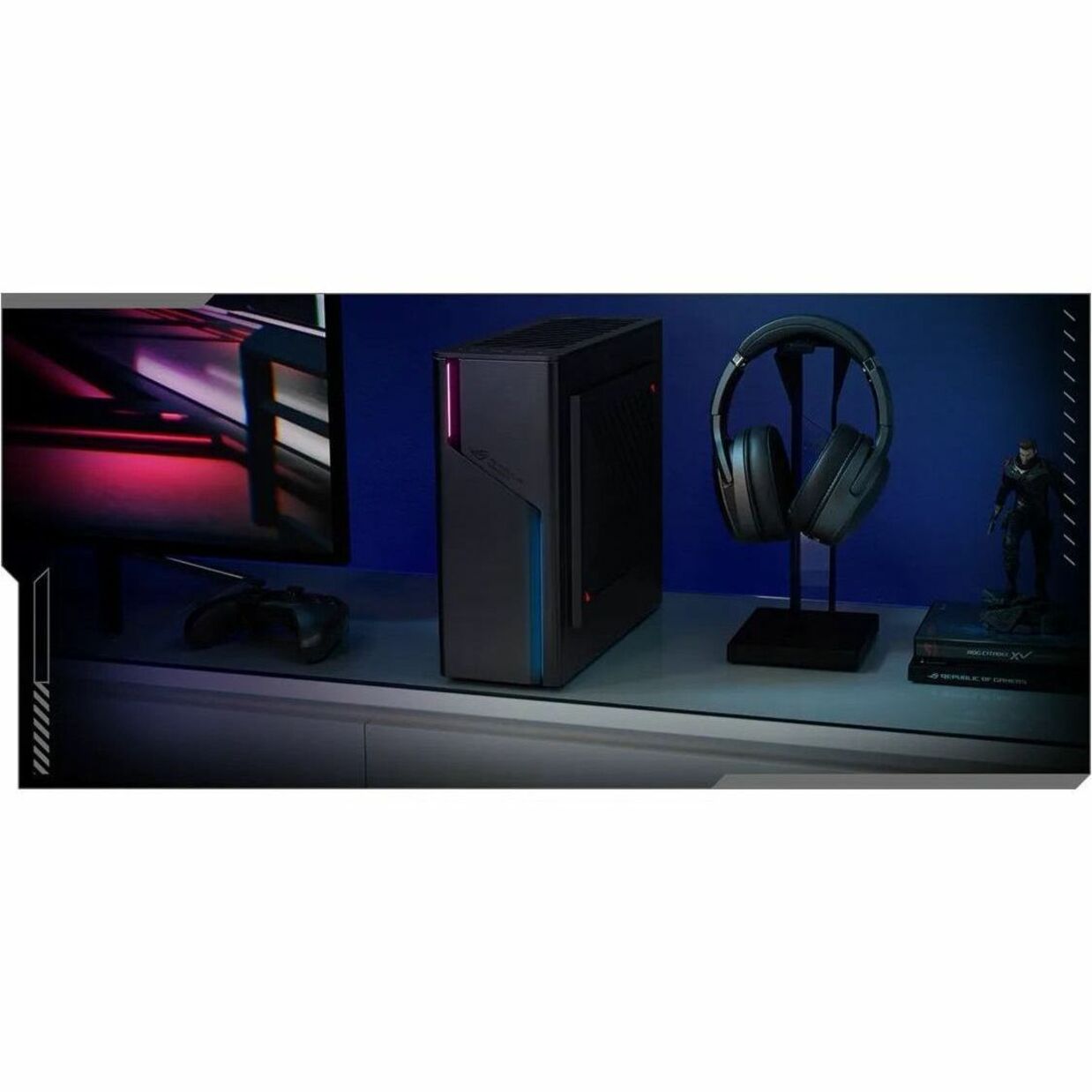 Asus ROG G22CH-DB779 Gaming Desktop Computer, Intel Core i7, 32GB RAM, 1TB SSD, GeForce RTX 4070 DUAL, Windows 11 Home