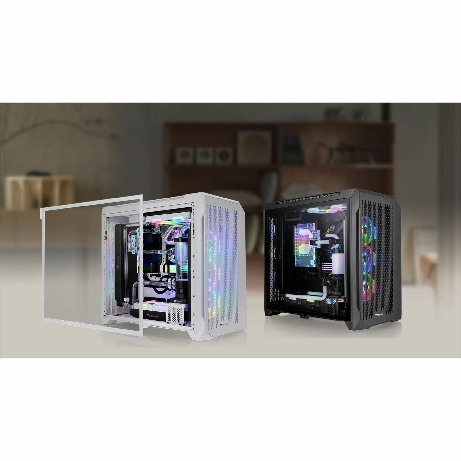 Thermaltake CA-1X6-00F6WN-00 CTE C750 Air Snow Full Tower Chassis, Gaming Computer Case, White, 1200W Power Supply