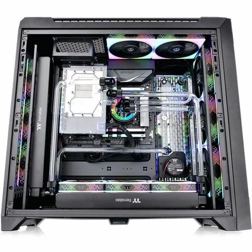 Thermaltake CA-1X6-00F1WN-01 CTE C750 TG ARGB Full Tower Chassis, Gaming Computer Case with Tempered Glass, RGB Lighting, and 1200W Power Supply