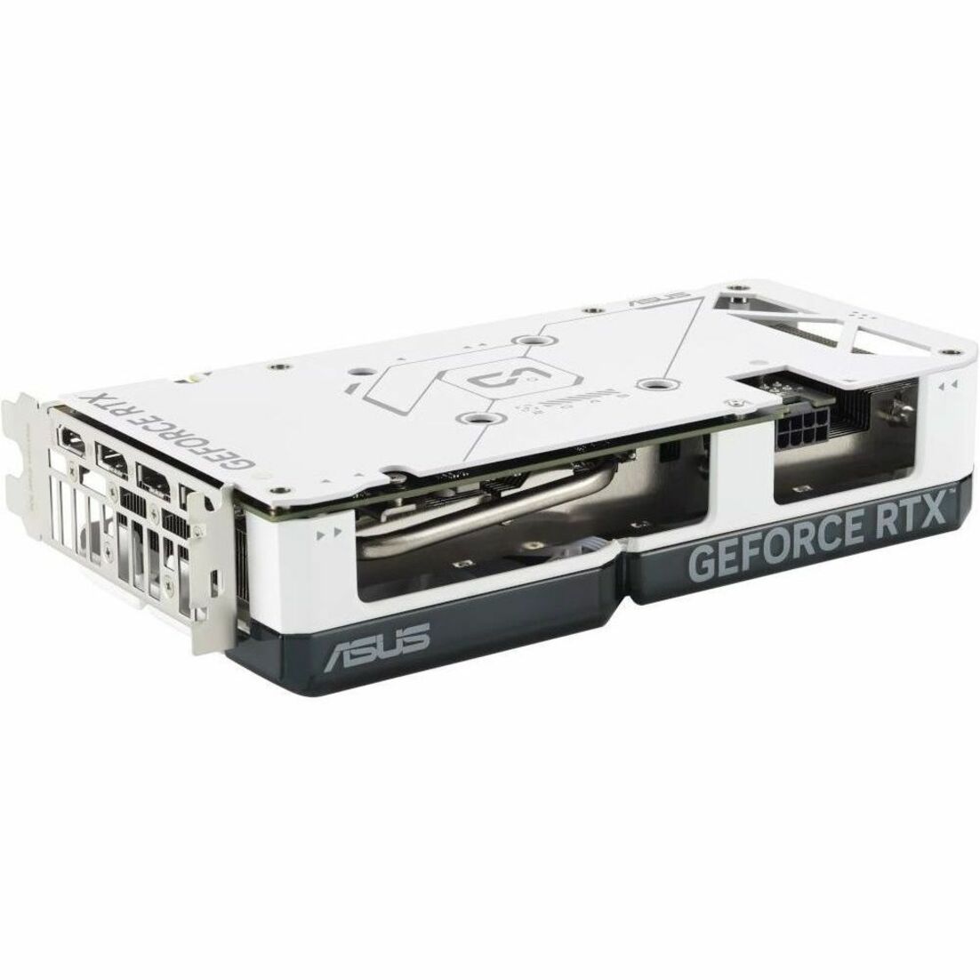 ASUS DUAL-RTX4060TI-O8G-WHITE Dual GeForce RTX 4060 Ti White OC Edition 8GB GDDR6 Graphic Card, PCIe 4.0, DLSS 3, HDMI 2.1, DisplayPort 1.4a, Axial-tech fan design, 0dB technology