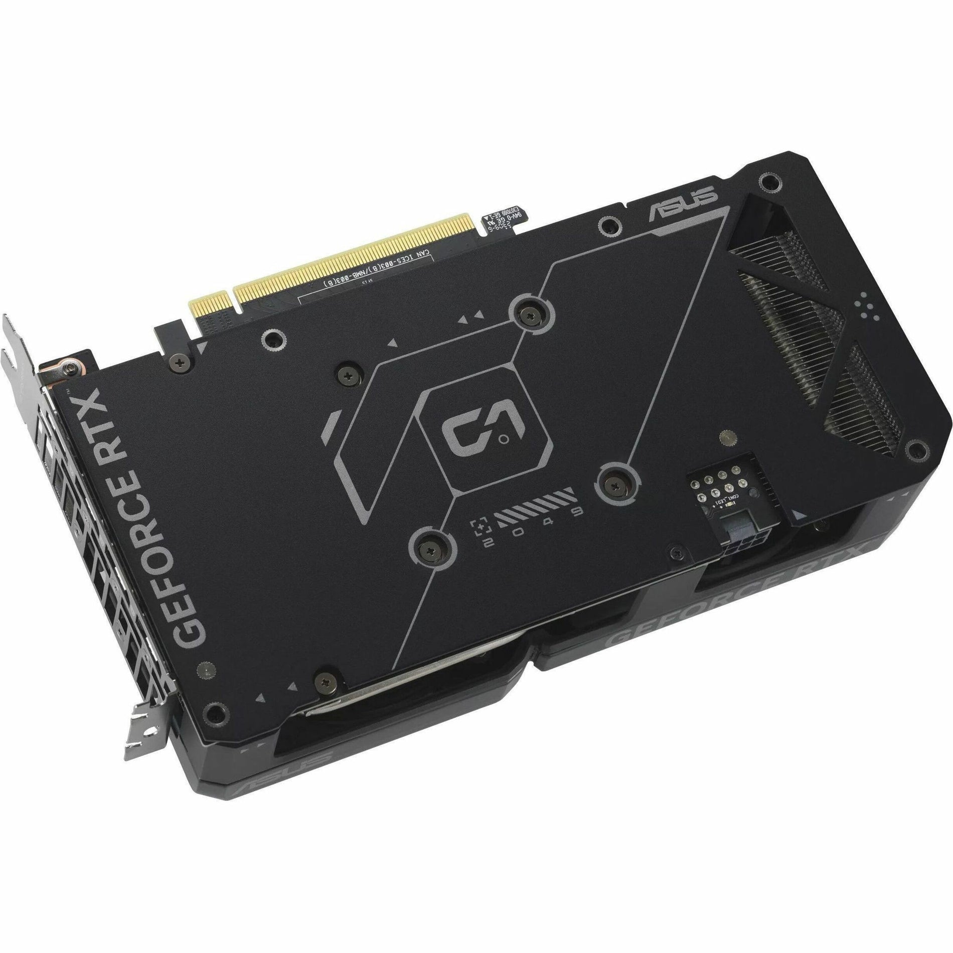 Asus DUAL-RTX4060TI-O8G Dual GeForce RTX 4060 Ti OC Edition 8GB GDDR Graphic Card, PCIe 4.0, DLSS 3, HDMI 2.1, DisplayPort 1.4a, Axial-tech fan design, 0dB technology, and more