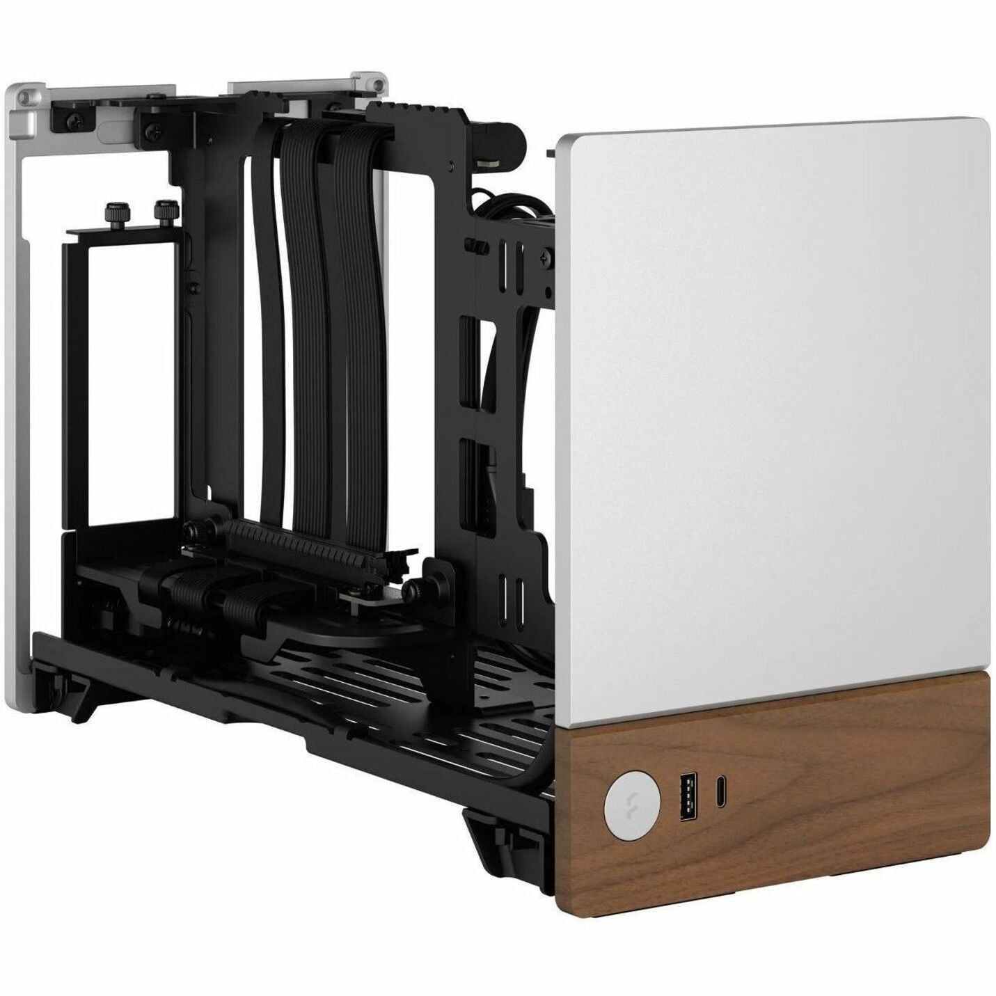 Fractal Design FD-C-TER1N-02 Terra Gaming Computer Case, Small Form Factor, Silver, Anodized Aluminum
