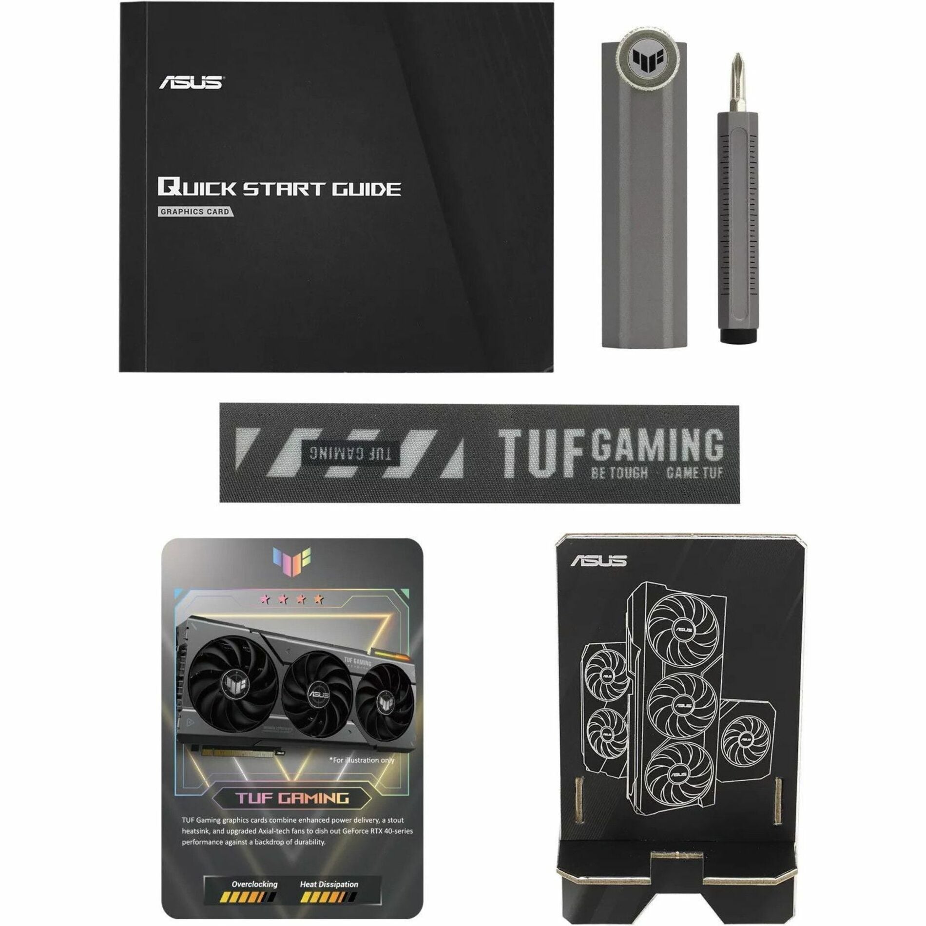 ASUS TUF TUF-RTX4060TI-8G-GAMING Gaming GeForce RTX 4060 Ti 8GB GDDR6 Graphic Card, PCIe 4.0, DLSS 3, HDMI 2.1a, DisplayPort 1.4a