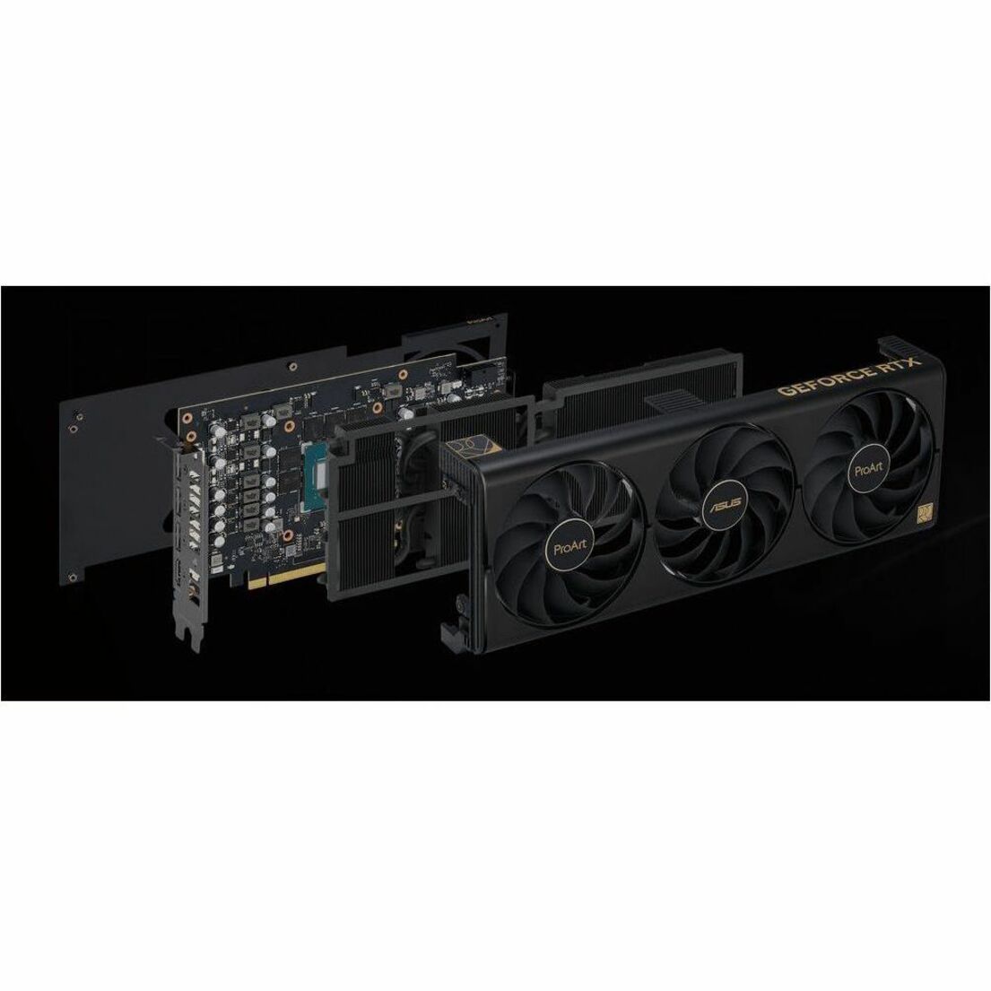 Asus PROART-RTX4080-16G ProArt GeForce RTX 4080 16GB GDDR6X Graphic Card, PCIe 4.0, DLSS 3, HDMI 2.1a, DisplayPort 1.4a