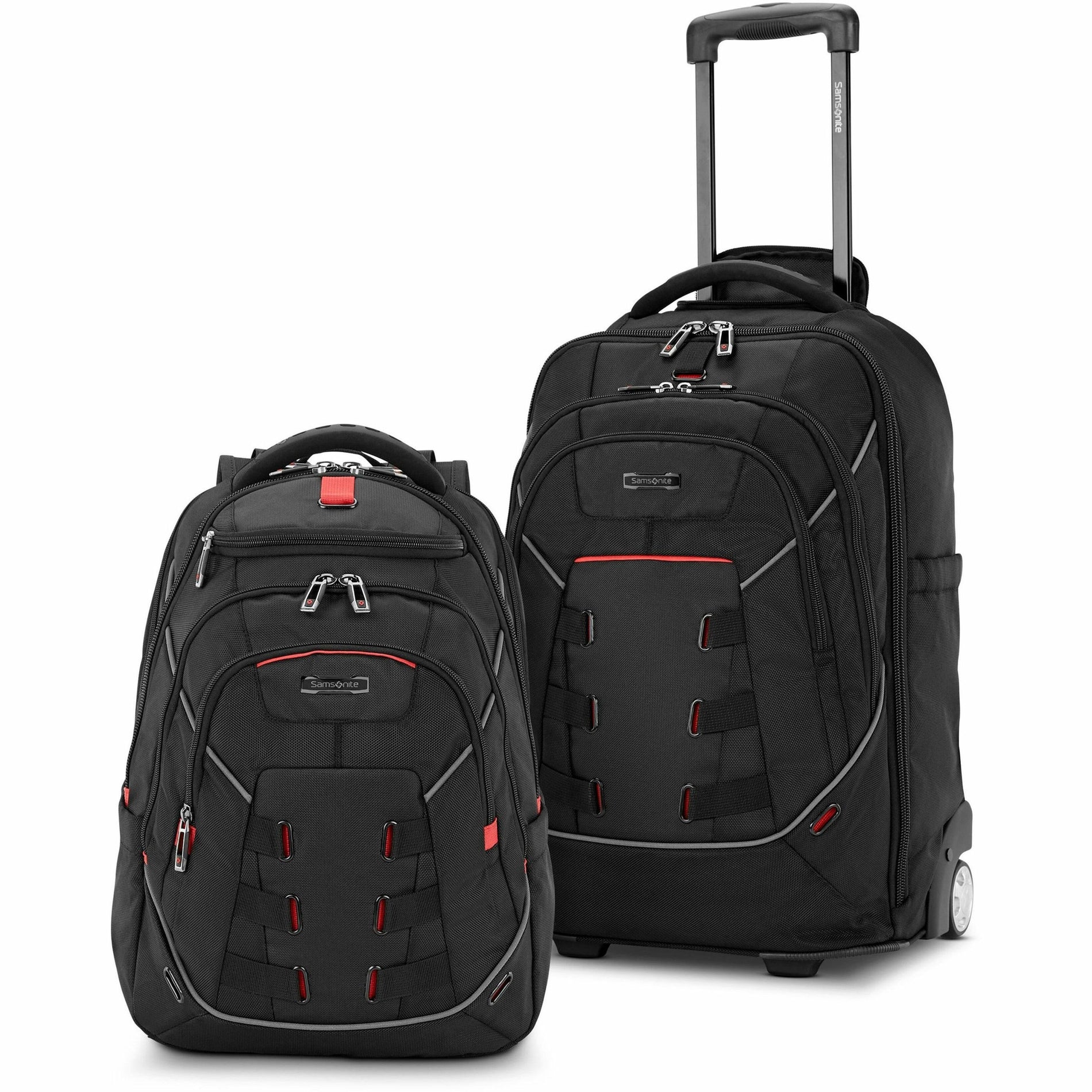 Samsonite 145090-1041 Tectonic Nutech Wheeled Backpack, Water Resistant, 10 Year Warranty, Tablet and Notebook Storage
