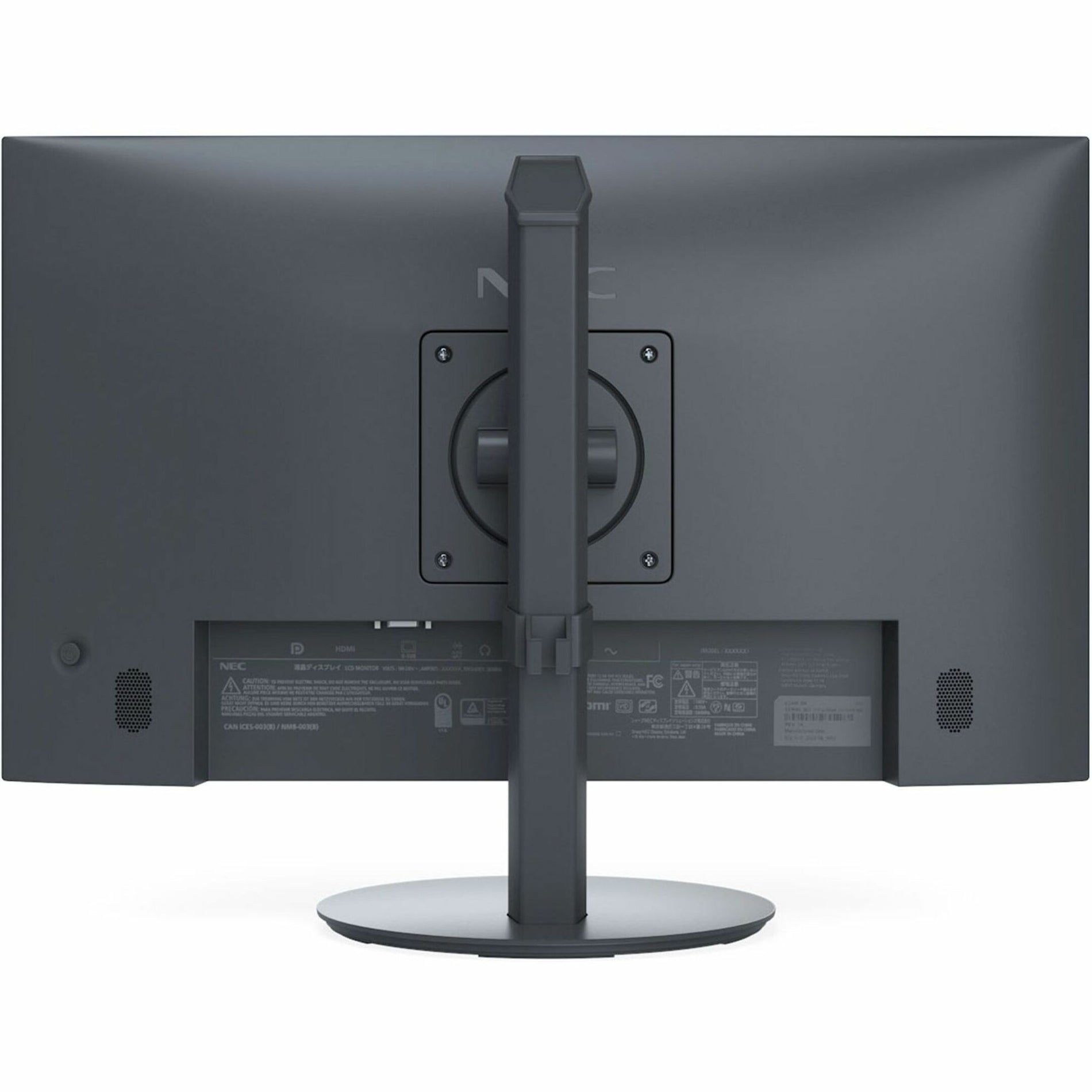 NEC Display E224F-BK MultiSync 22" Ultra Narrow Bezel Desktop Monitor w/ VA Panel, Integrated Speakers and LED, Full HD, 3 Year Warranty