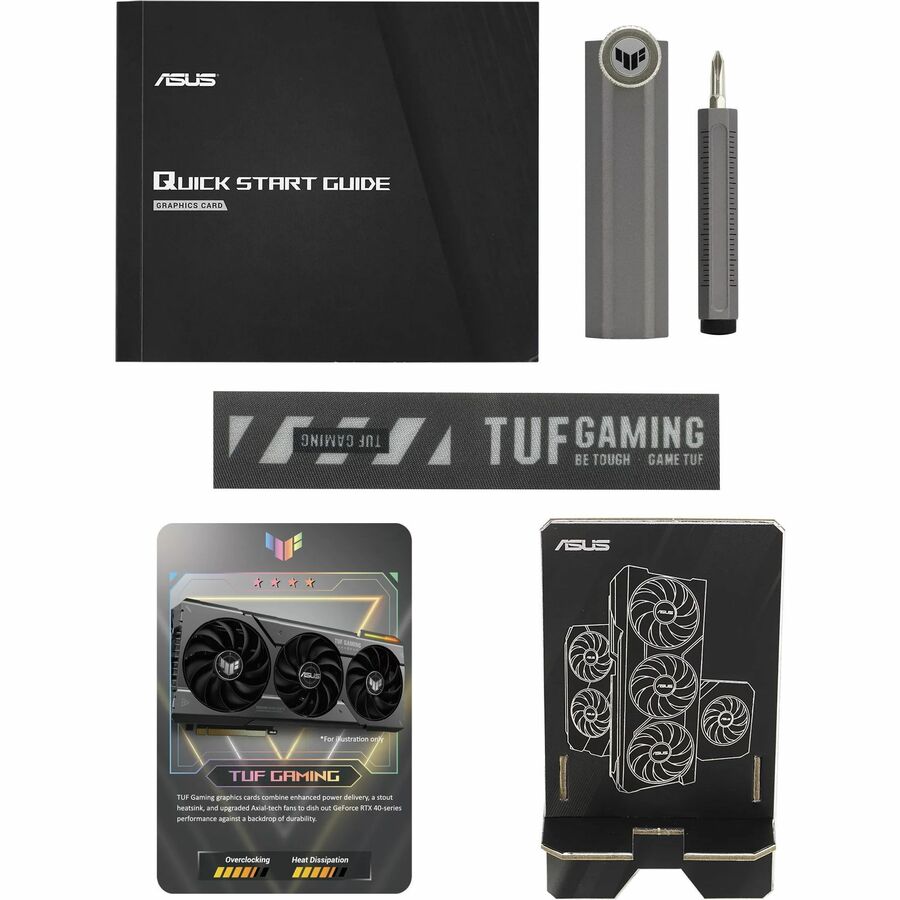 TUF ROG-STRIXRTX4060TIO8GGMNG Gaming GeForce RTX 4060 Ti 8GB GDDR6 OC Edition Graphic Card, PCIe 4.0, DLSS 3, HDMI 2.1, DisplayPort 1.4a