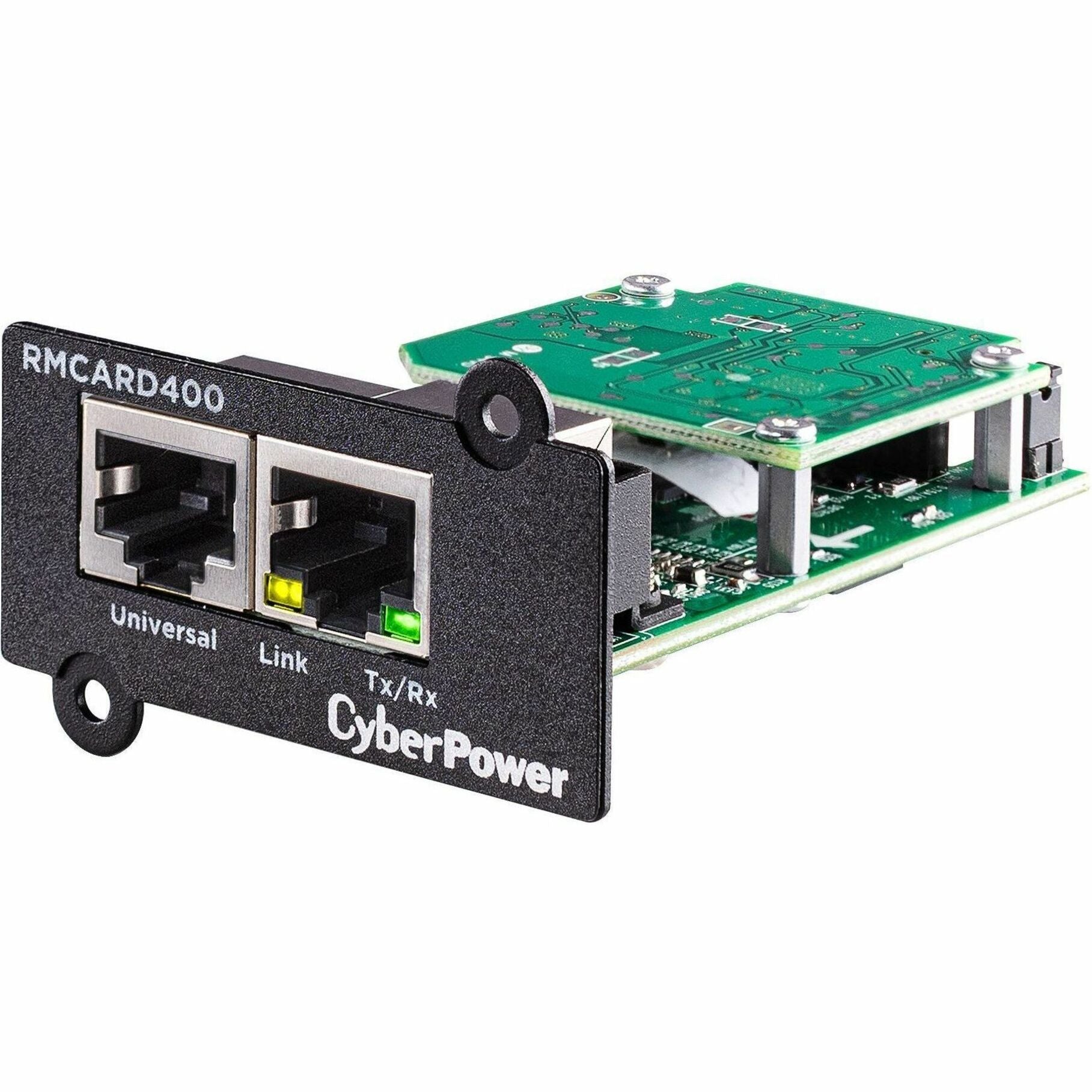 CyberPower RMCARD400 UPS Management Adapter, Remote Network Management, Gigabit Ethernet