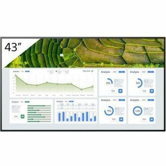 Sony FW43BZ30L BRAVIA Digital Signage Display, 43" 4K HDR, Android OS