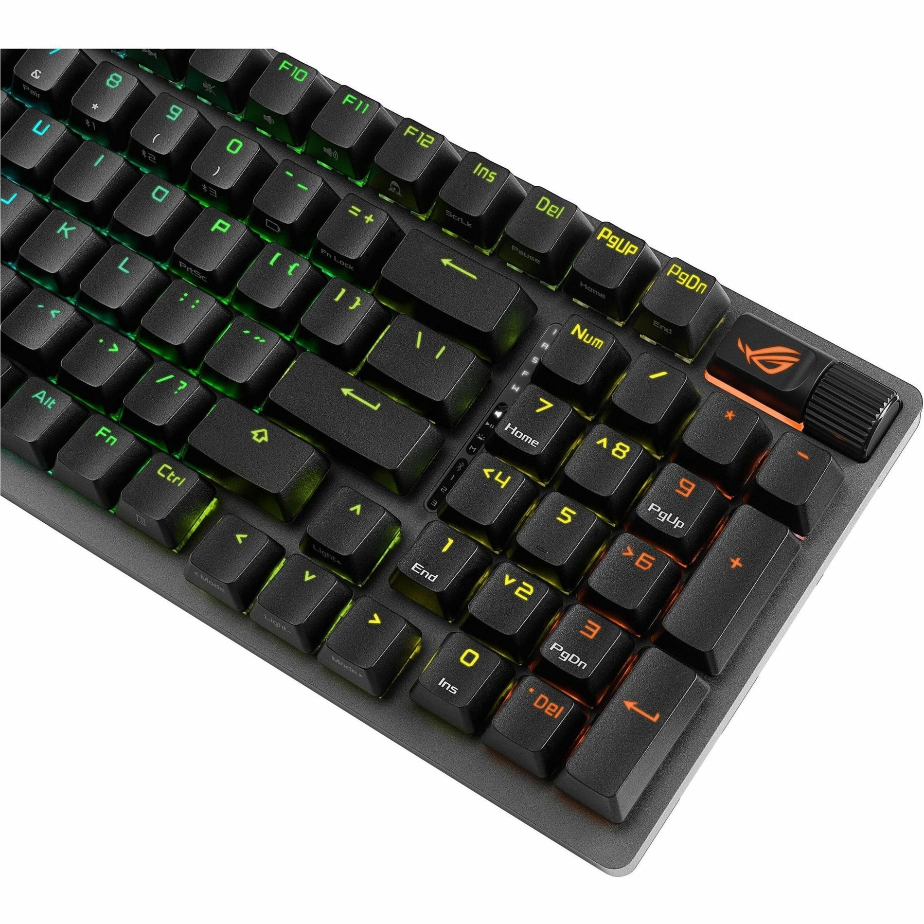 ASUS ROG Strix Scope II 96 Wireless Gaming Keyboard, Tri-Mode Connection, Dampening Foam & Switch-Dampening Pads, Hot-Swappable Pre-lubed ROG NX Snow Switches, PBT Keycaps, RGB-Black (X901STRIXSCOPEII96WLNX)