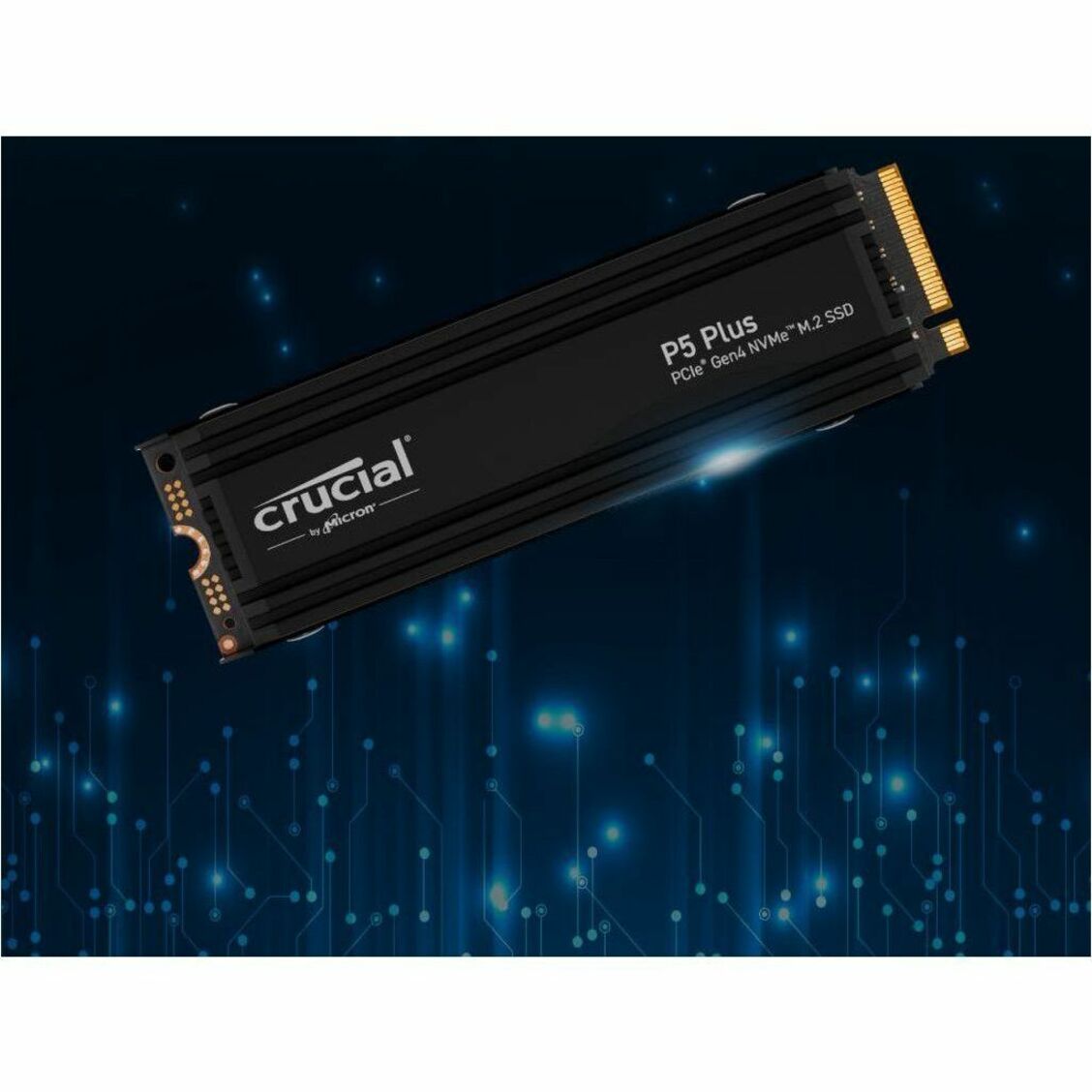 Crucial CT2000P5PSSD5 P5 Plus 2TB Gen4 NVMe M.2 SSD With Heatsink, High-Speed Storage Solution for PlayStation Gaming Console