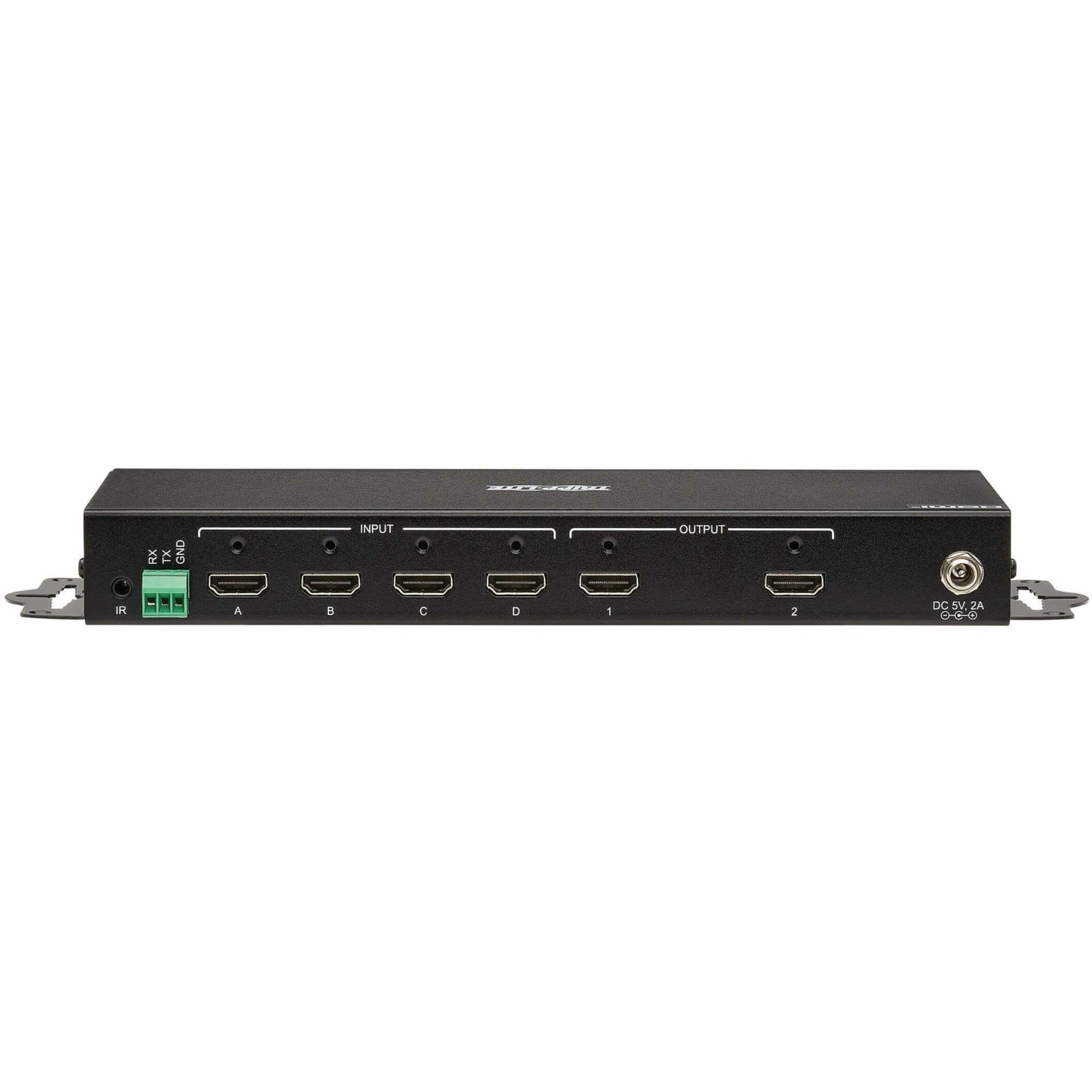 Tripp Lite B119-4X2-4K 4x2 HDMI Matrix Switch/Splitter, 4K Video Switchbox