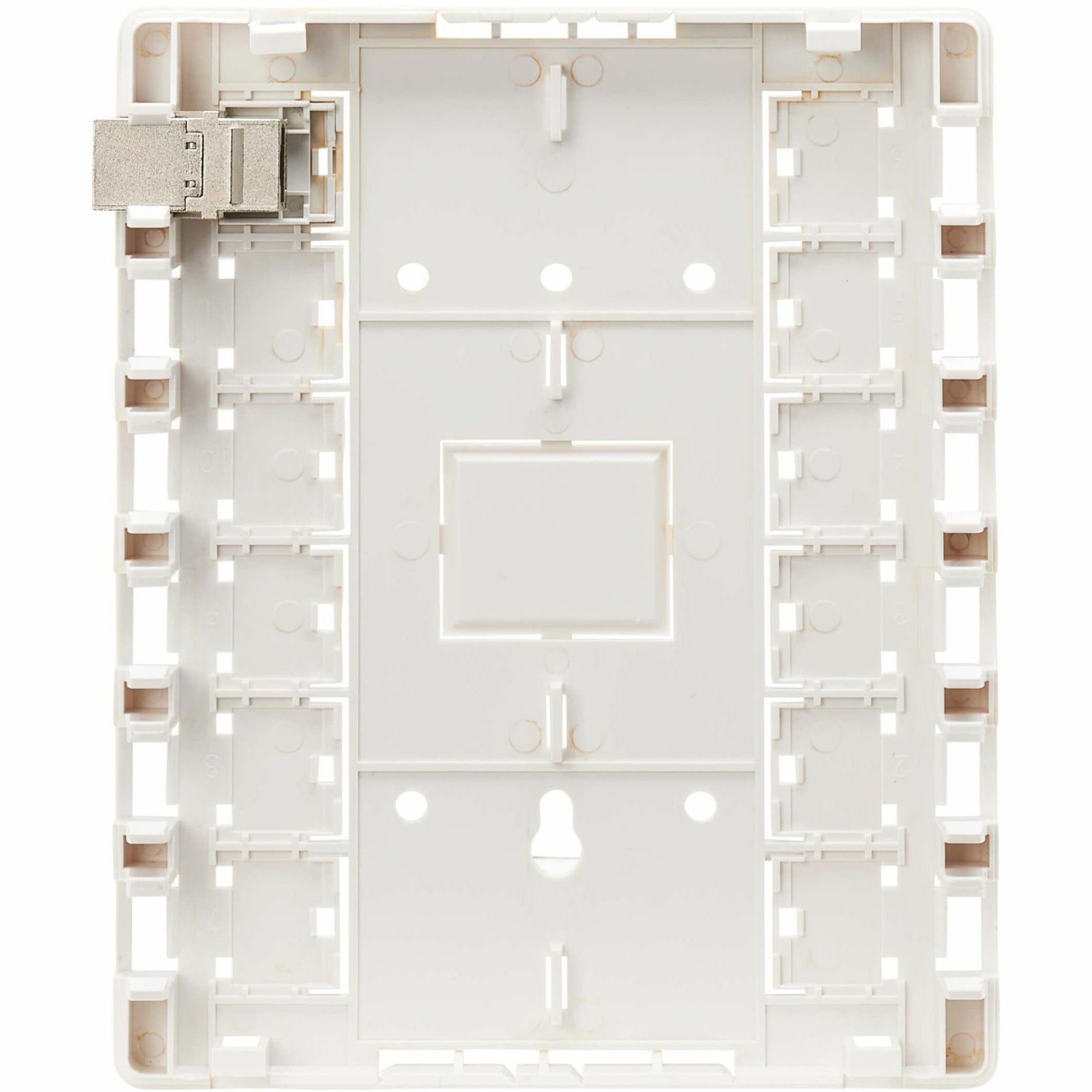 Tripp Lite N082-012-WH Surface-Mount Box for Keystone Jacks - 12 Ports, White, TAA Compliant, Lifetime Warranty