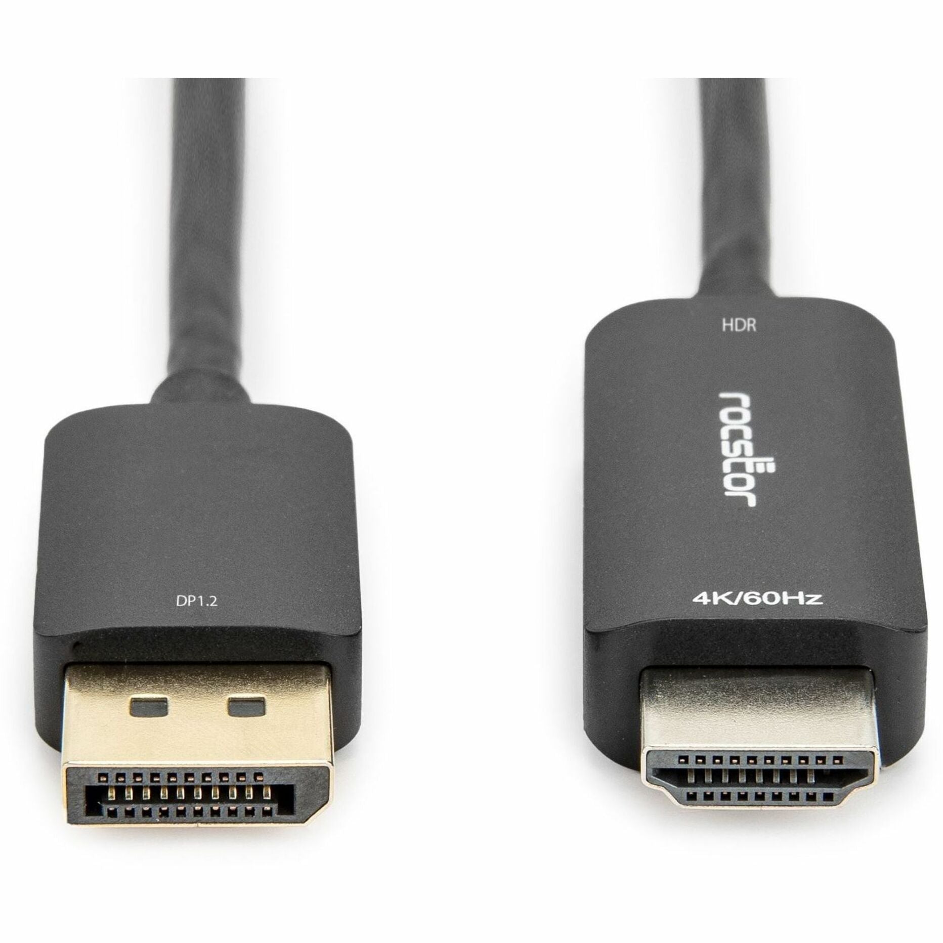Rocstor Y10C127-B2 DisplayPort/HDMI Audio/Video Kabel 6 ft Vergoldete Stecker 4K Unterstützt