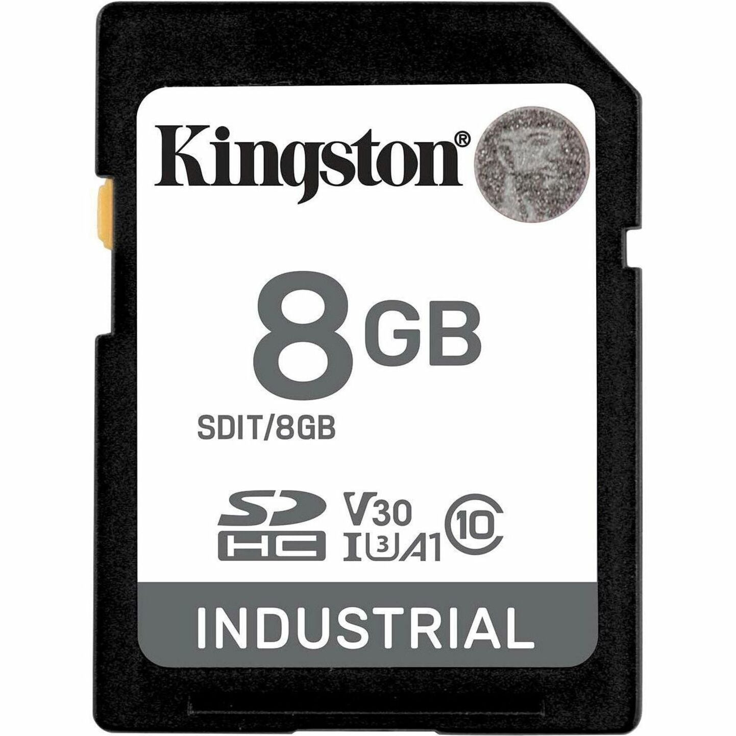 Kingston Industrial SDHC Memory Card 8GB, Class 10/UHS-I U3, V30