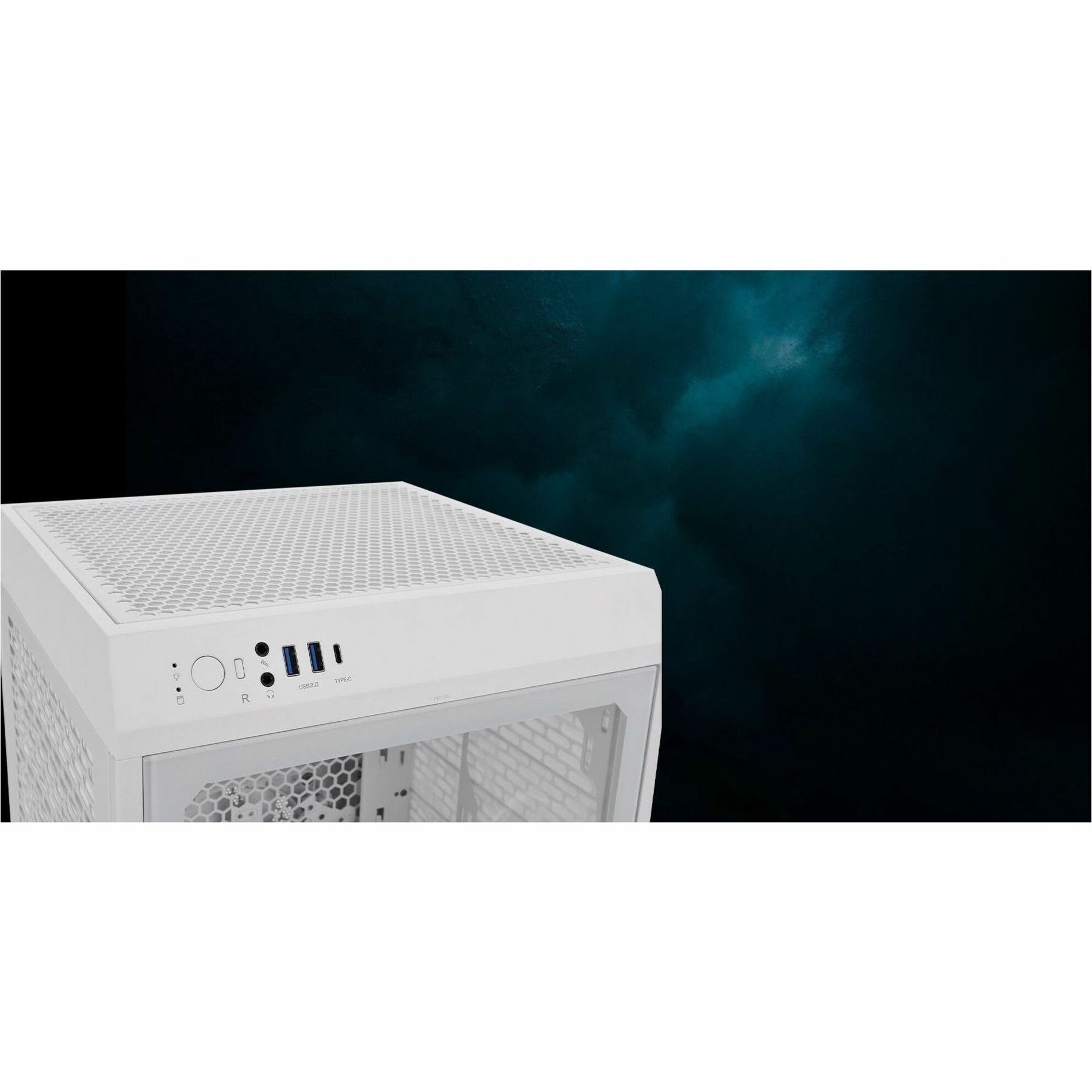 Thermaltake CA-1X9-00S6WN-00 The Tower 200 Snow Mini Chassis, Gaming Computer Case, White, Tempered Glass, SPCC