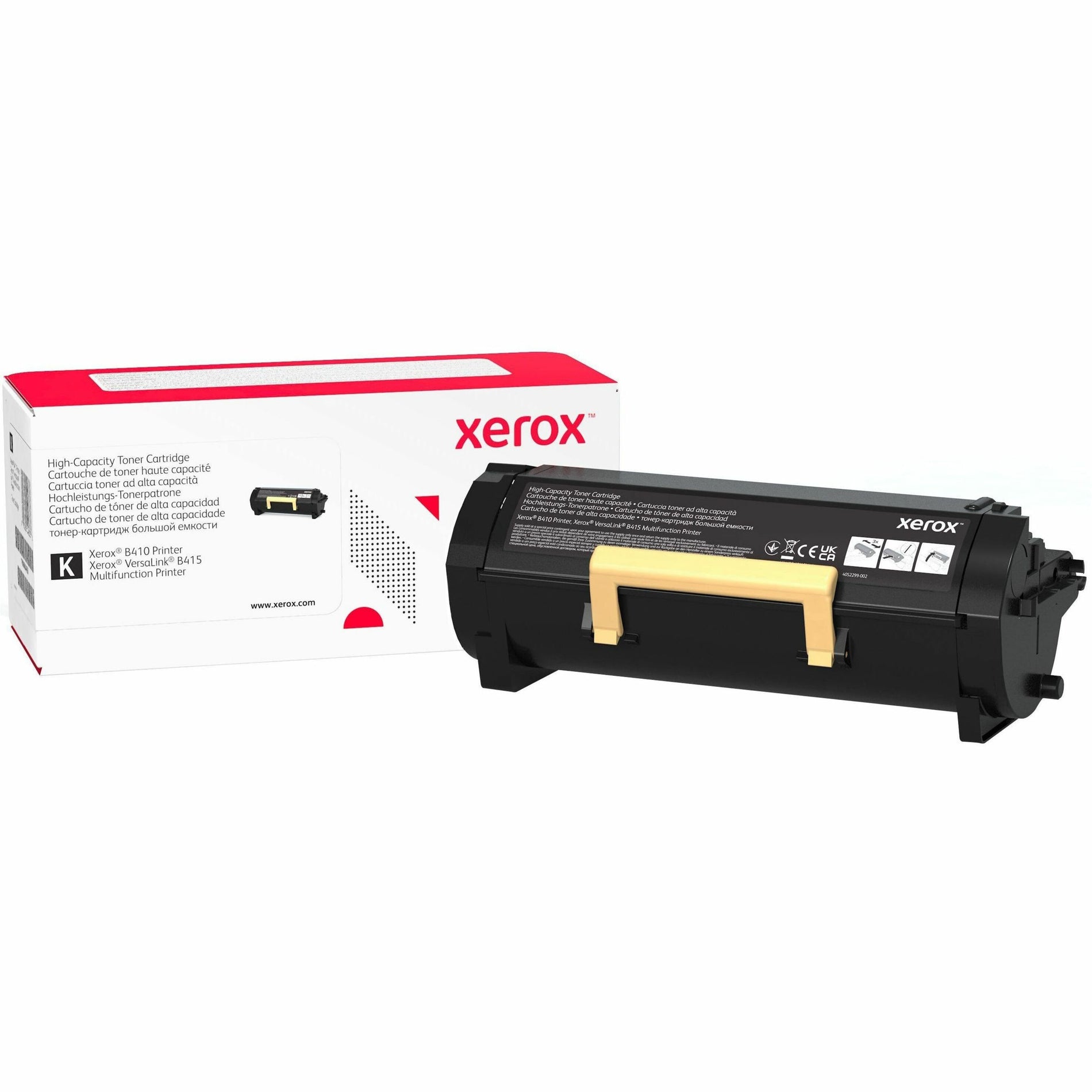 Xerox 006R04726 B410 Black High Capacity Toner Cartridge, Laser Printer