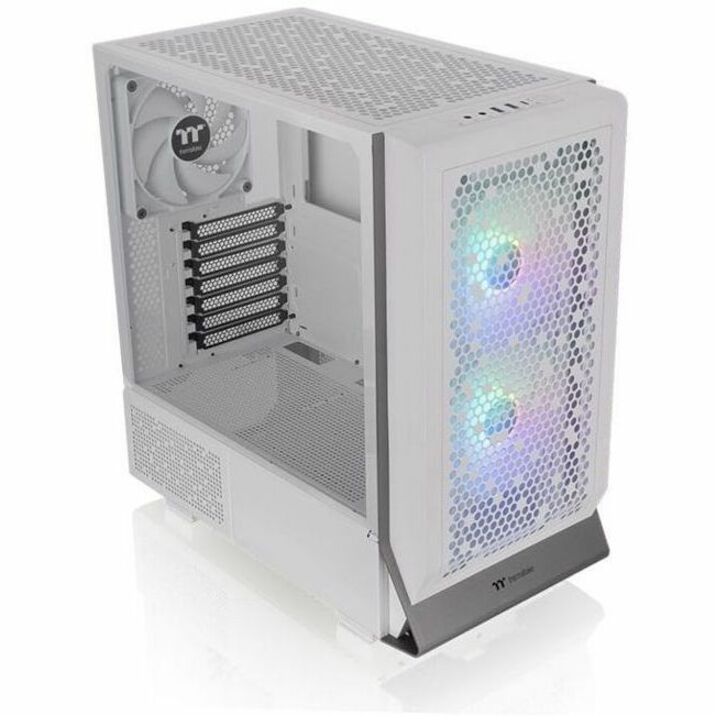 Thermaltake CA-1Y2-00M6WN-00 Ceres 300 TG ARGB Snow Mid Tower Chassis, Gaming Computer Case