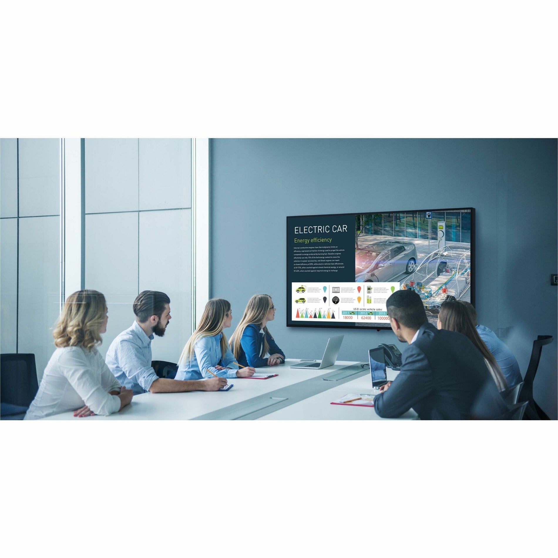 Panasonic TH-65CQE2U 65-inch Class 4K UHD Entry-Level Display, Bright and Vibrant Visuals for Corporate, Education, and Sports Bar Applications