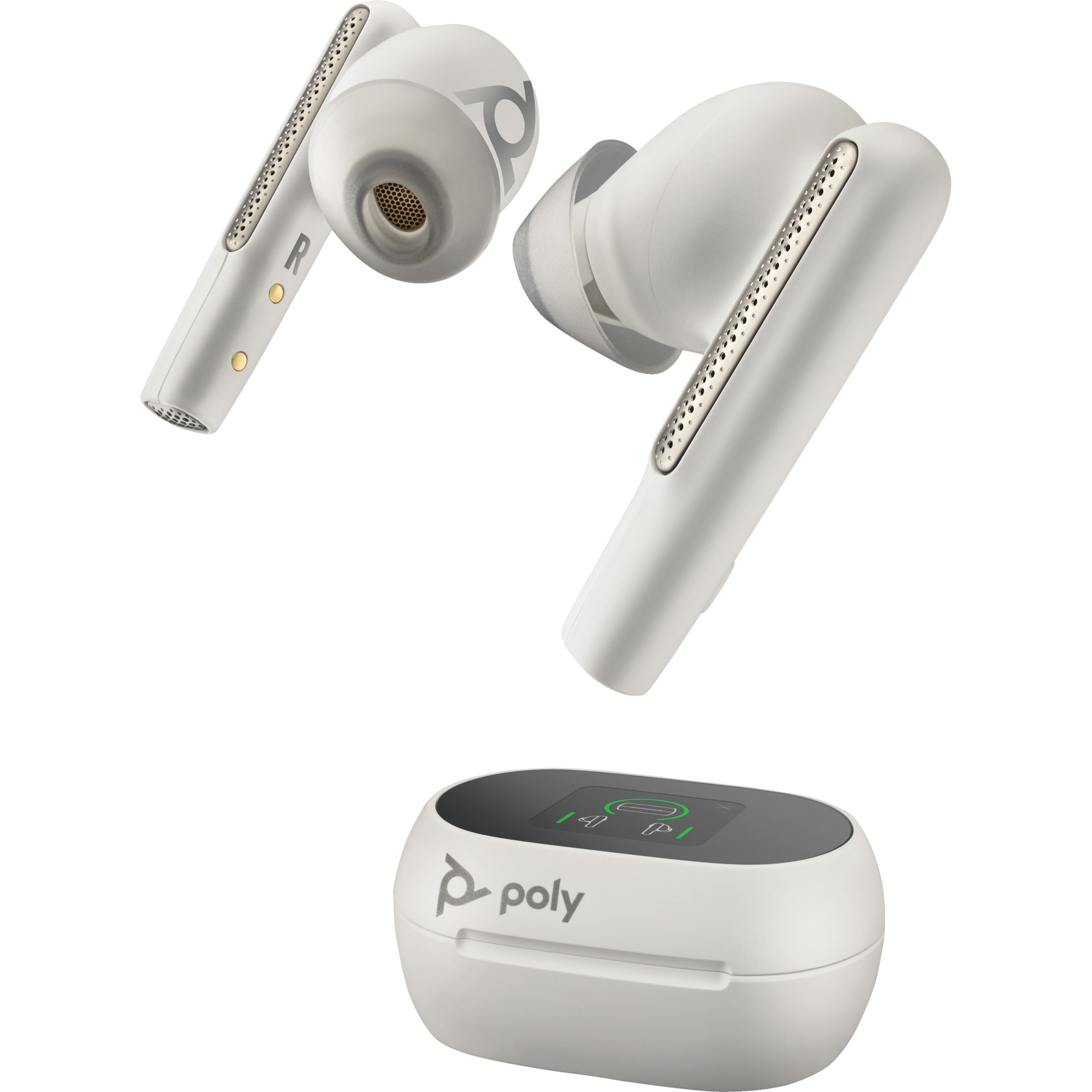 Poly 7Y8G5AA Voyager Free 60+ UC Earset, True Wireless Bluetooth 5.3 Earbuds with Noise Reduction, Multipoint, and Rechargeable Battery