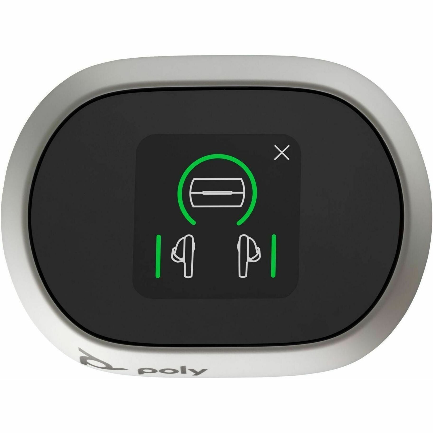 HP 7Y8G6AA Poly Voyager Free 60+ UC White Sand Earbuds +BT700 USB-C Adapter +Touchscreen Charge Case