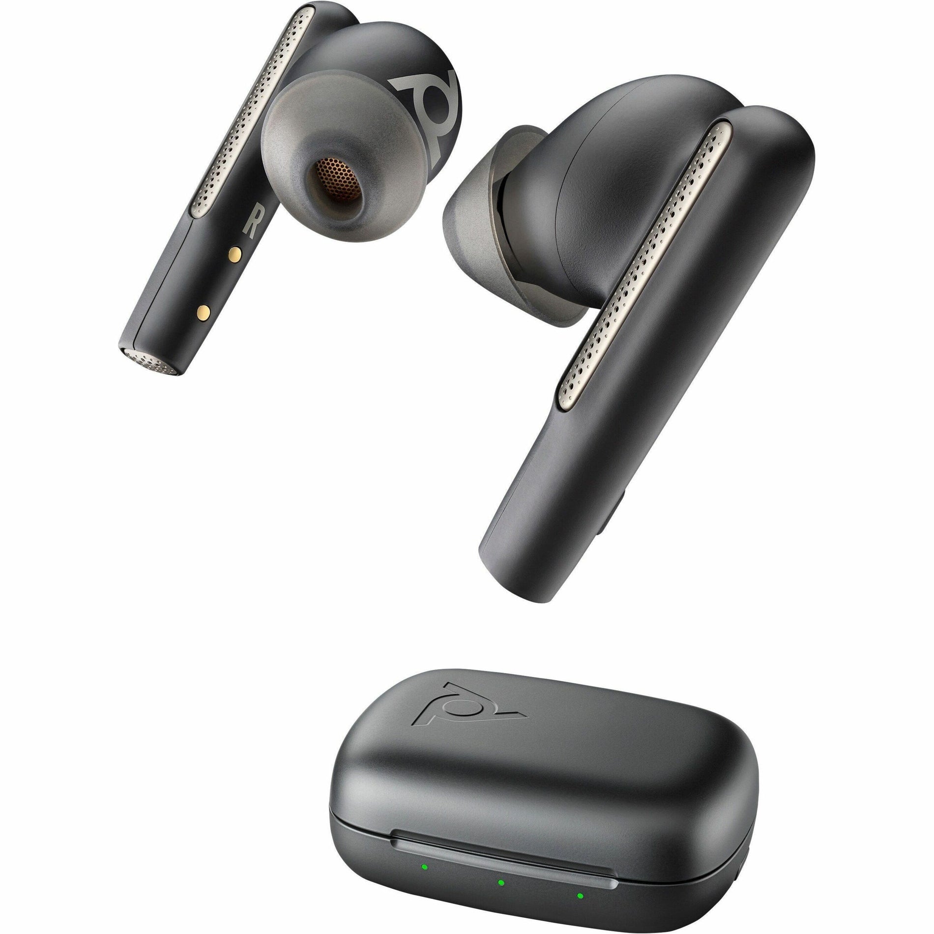 Poly 7Y8H3AA Voyager Free 60 UC Earset, Wireless Bluetooth Earbuds with Hybrid Active Noise Cancelling, Fast Charging, and Voice Assistant Support