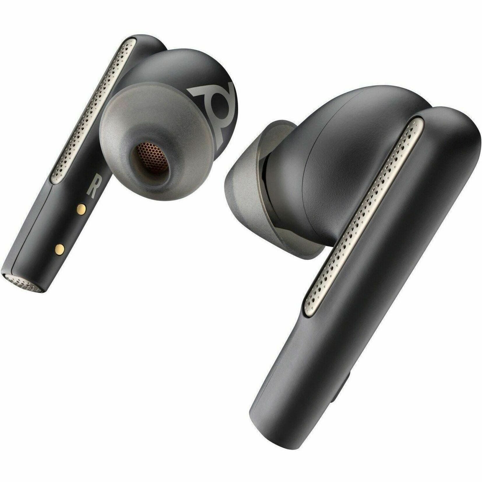 Poly 7Y8H3AA Voyager Free 60 UC Earset, Wireless Bluetooth Earbuds with Hybrid Active Noise Cancelling, Fast Charging, and Voice Assistant Support