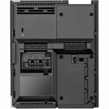 Poly CCX 500 rear panel showing dual RJ-45 network ports, PoE input, and handset connection for enterprise installation-alternate-image6