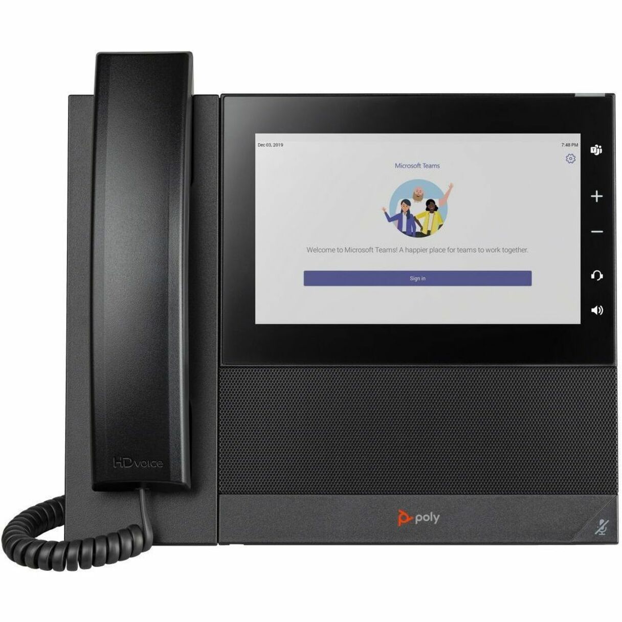 Poly 82Z84AA CCX 600 Business Media Phone for Microsoft Teams and PoE