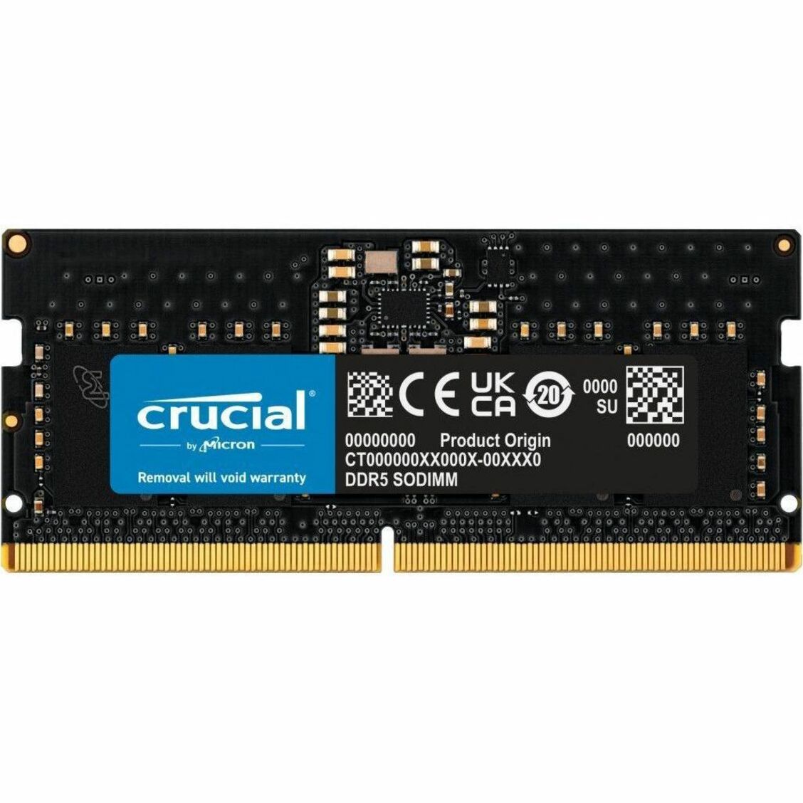 Crucial CT8G56C46S5 8GB DDR5 SDRAM Memory Module, High-Speed Performance for Your Computer or Notebook