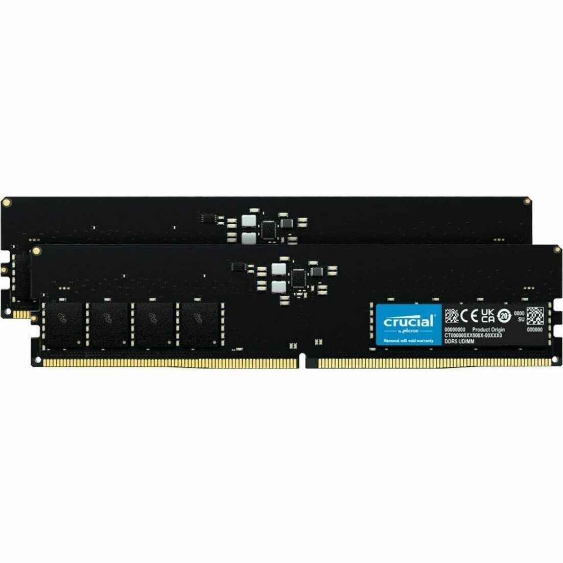 Crucial CT2K8G56C46U5 16GB (2 x 8GB) DDR5 SDRAM Memory Kit High-Speed Performance for Desktop PC and Computer