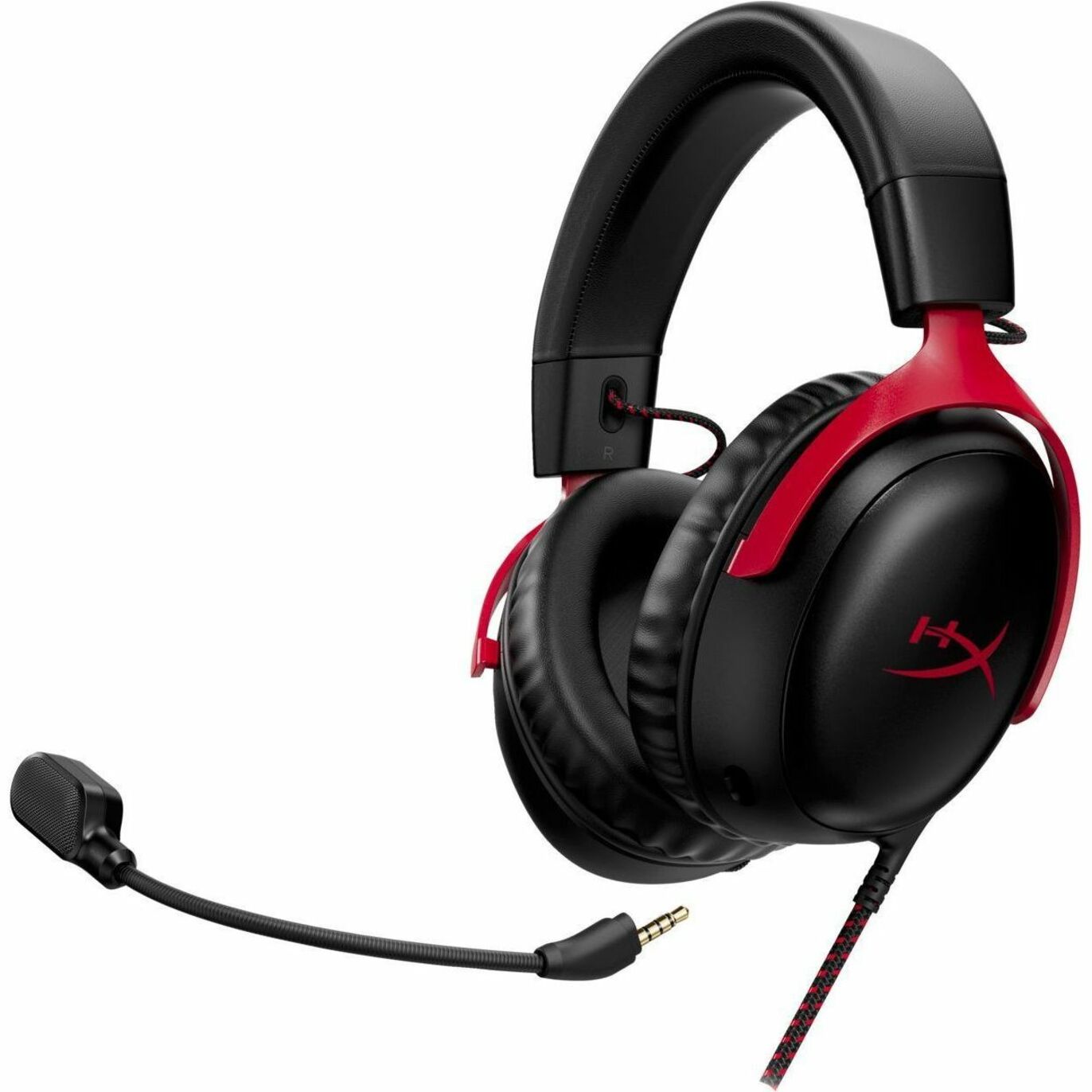 HyperX 727A9AA Cloud III Gaming Headset, Black/Red, DTS Headphone: X, Noise Cancelling