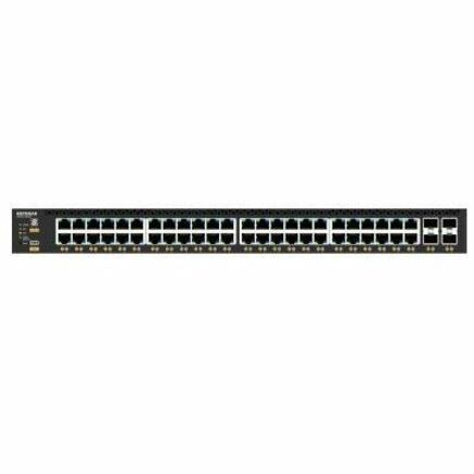 Netgear GSM4352-100NES AV Line M4350-48G4XF Ethernet Switch, 48 Port Gigabit Ethernet PoE+, 4 x 10 Gigabit Ethernet Expansion Slots