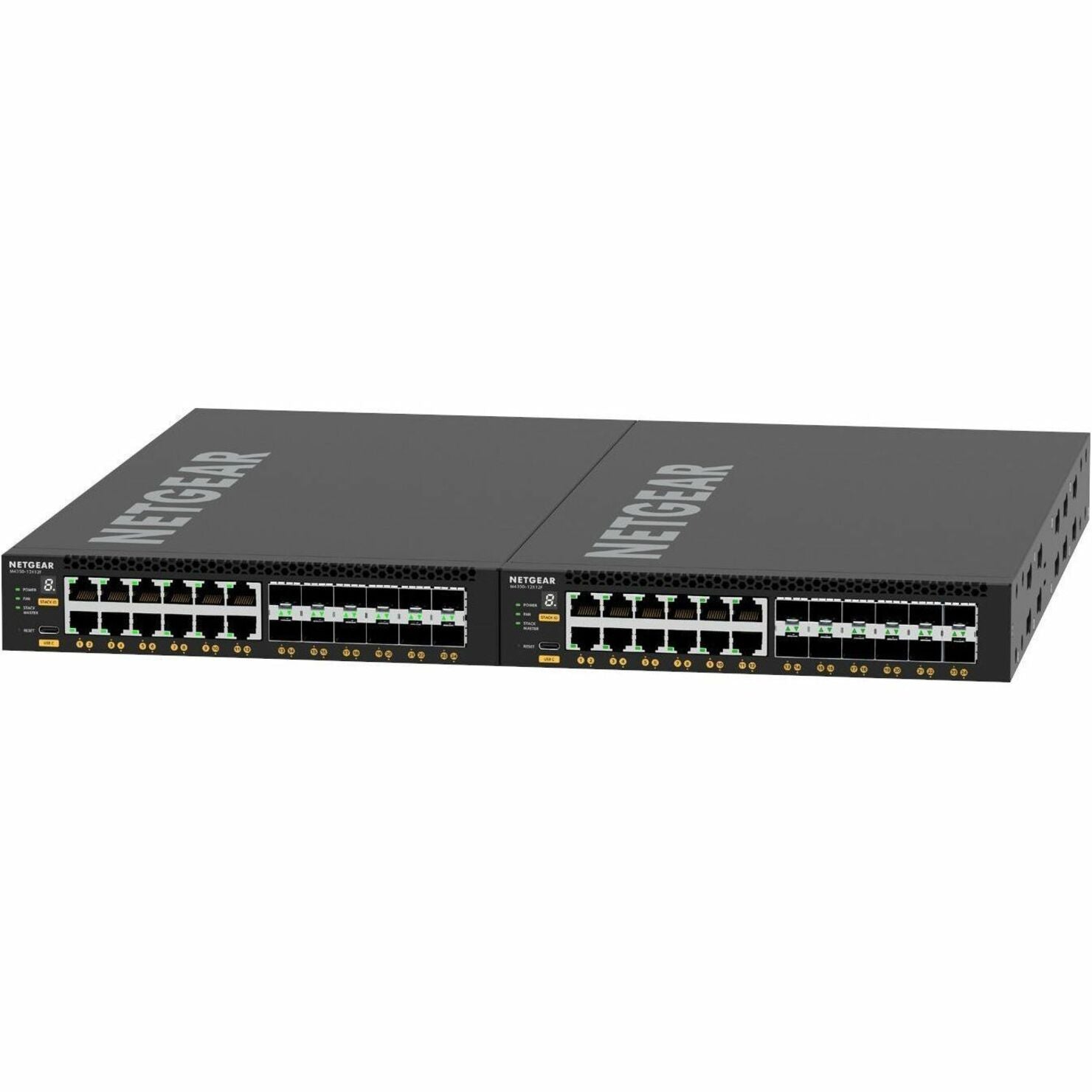 Netgear XSM4324-100NES AV Line M4350-12X12F Ethernet Switch, 12x 10 Gigabit Ethernet Network, 12x 10 Gigabit Ethernet Expansion Slots